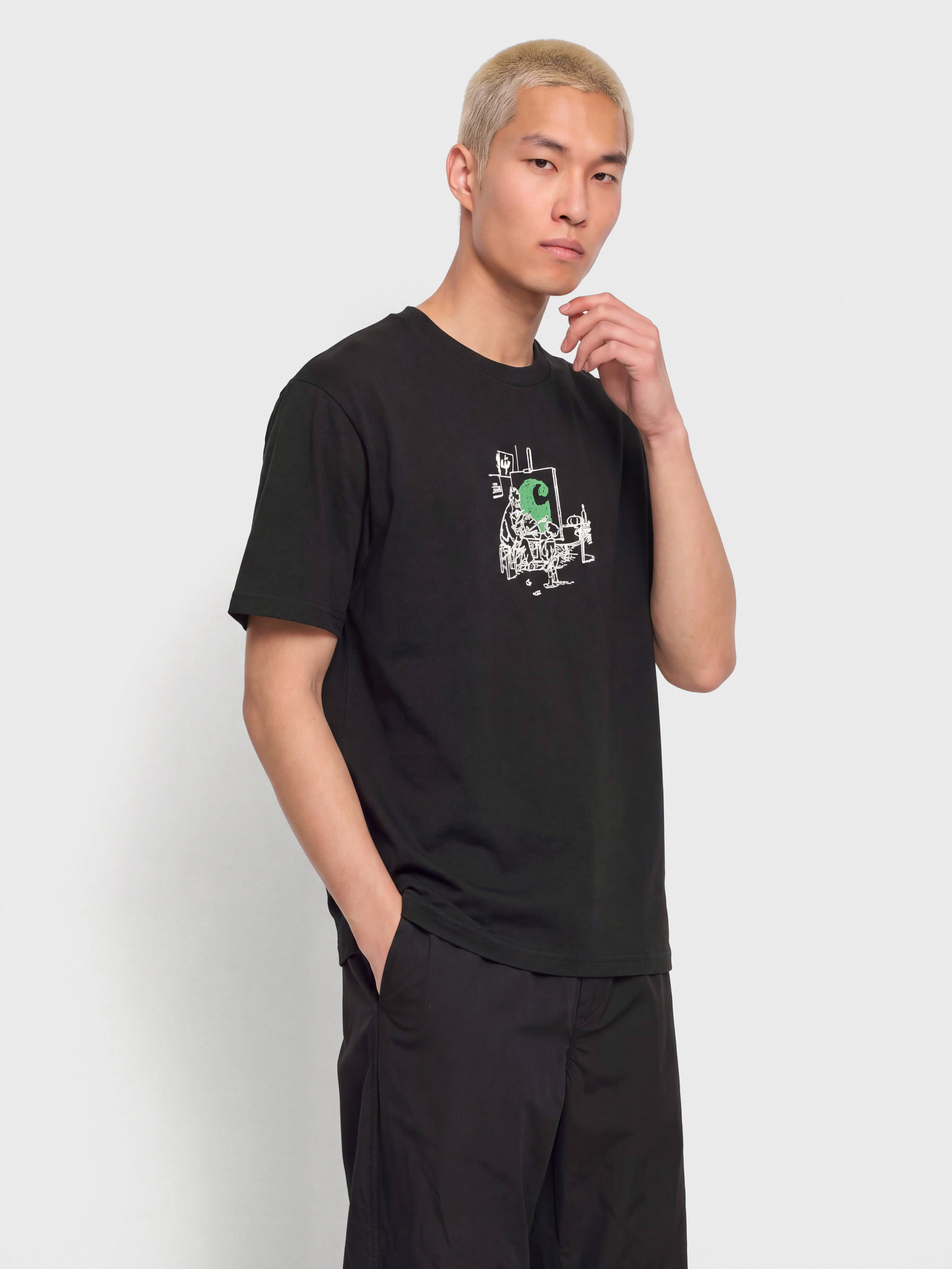 T-shirt Carhartt WIP Old Painter (black)