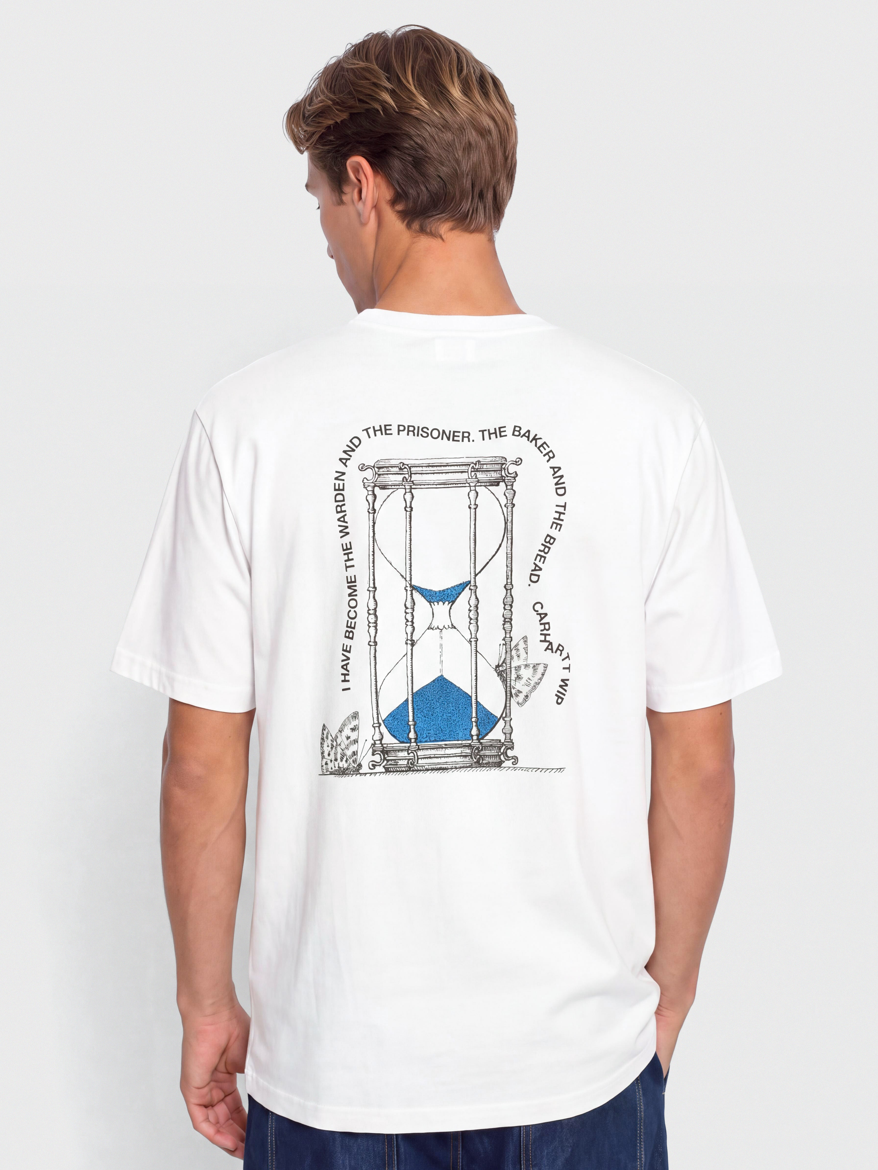 T-shirt Carhartt WIP Hourglass (white)
