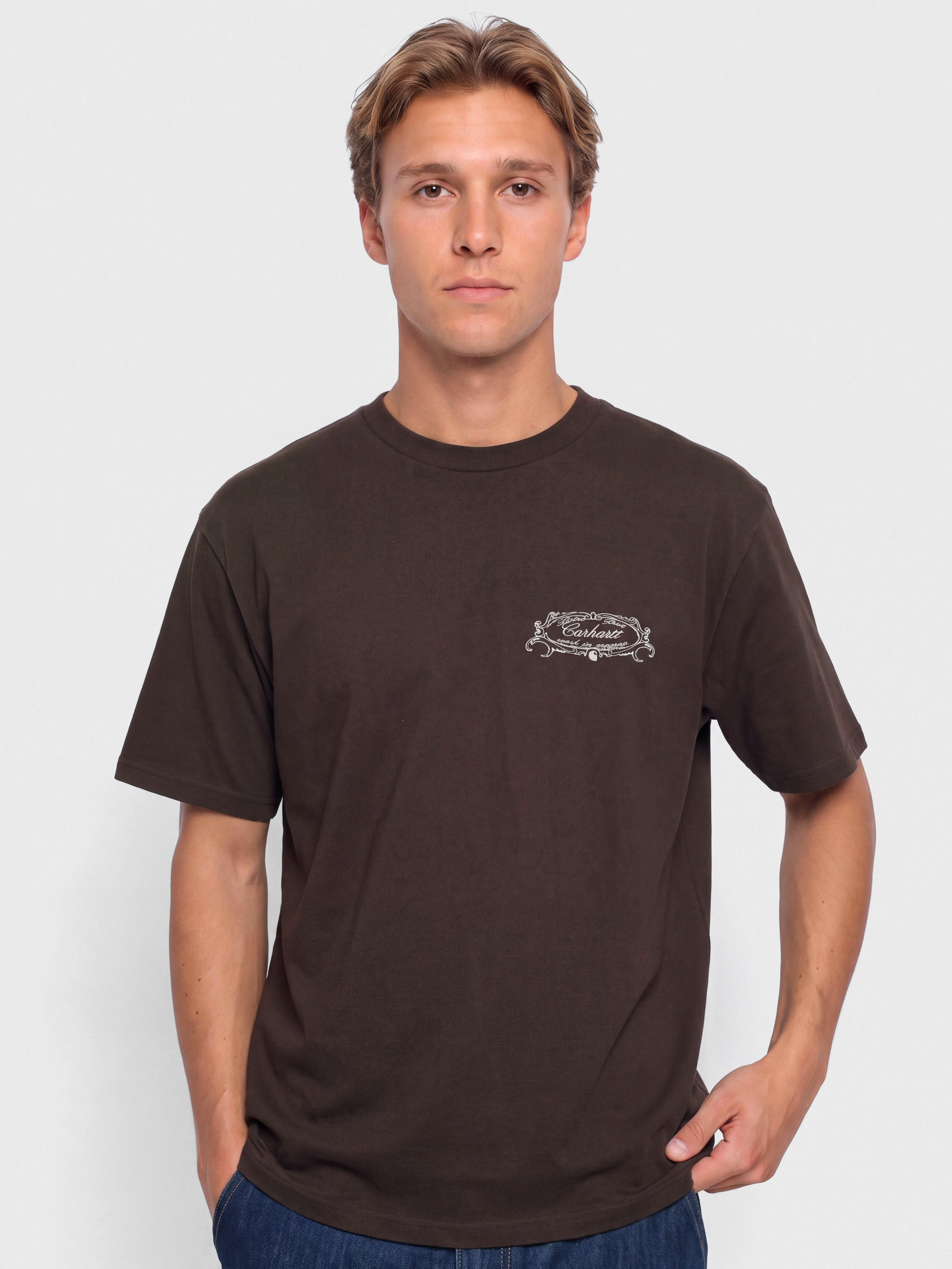 T-shirt Carhartt WIP Chez WIP (palisander)