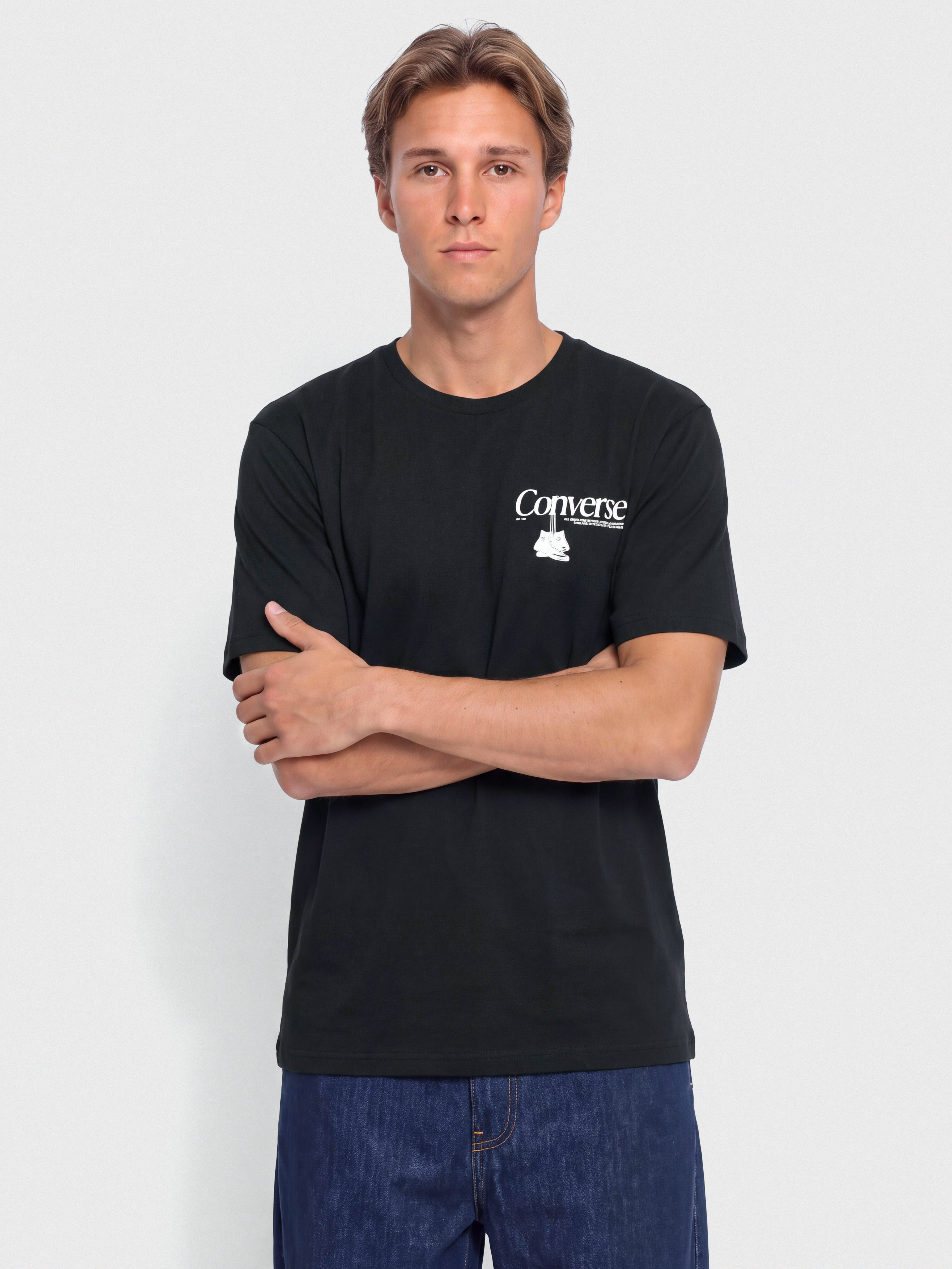 T-shirt Converse Hanging Shoes (black)