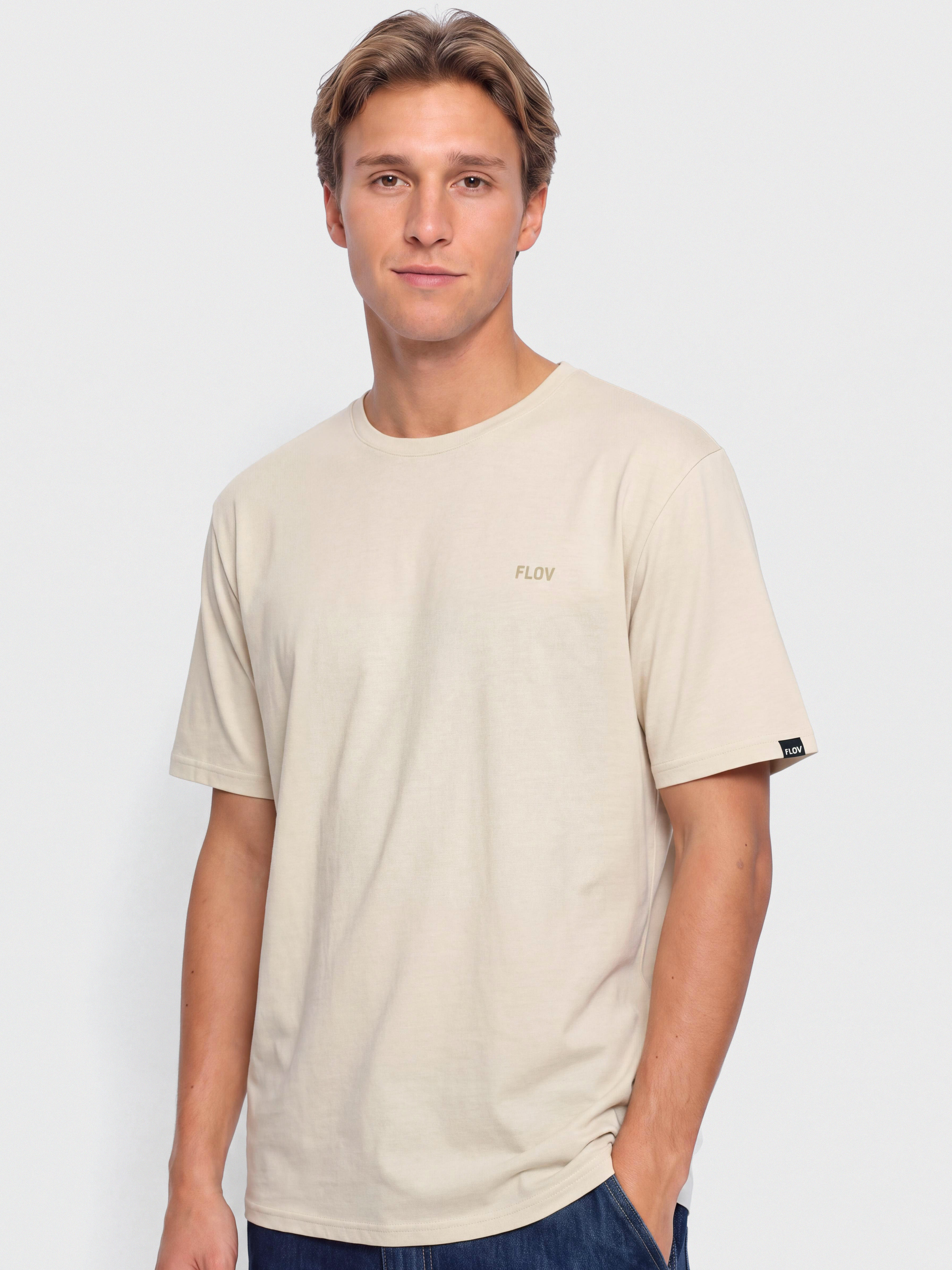 T-shirt FLOV Timberon (beige/olive)