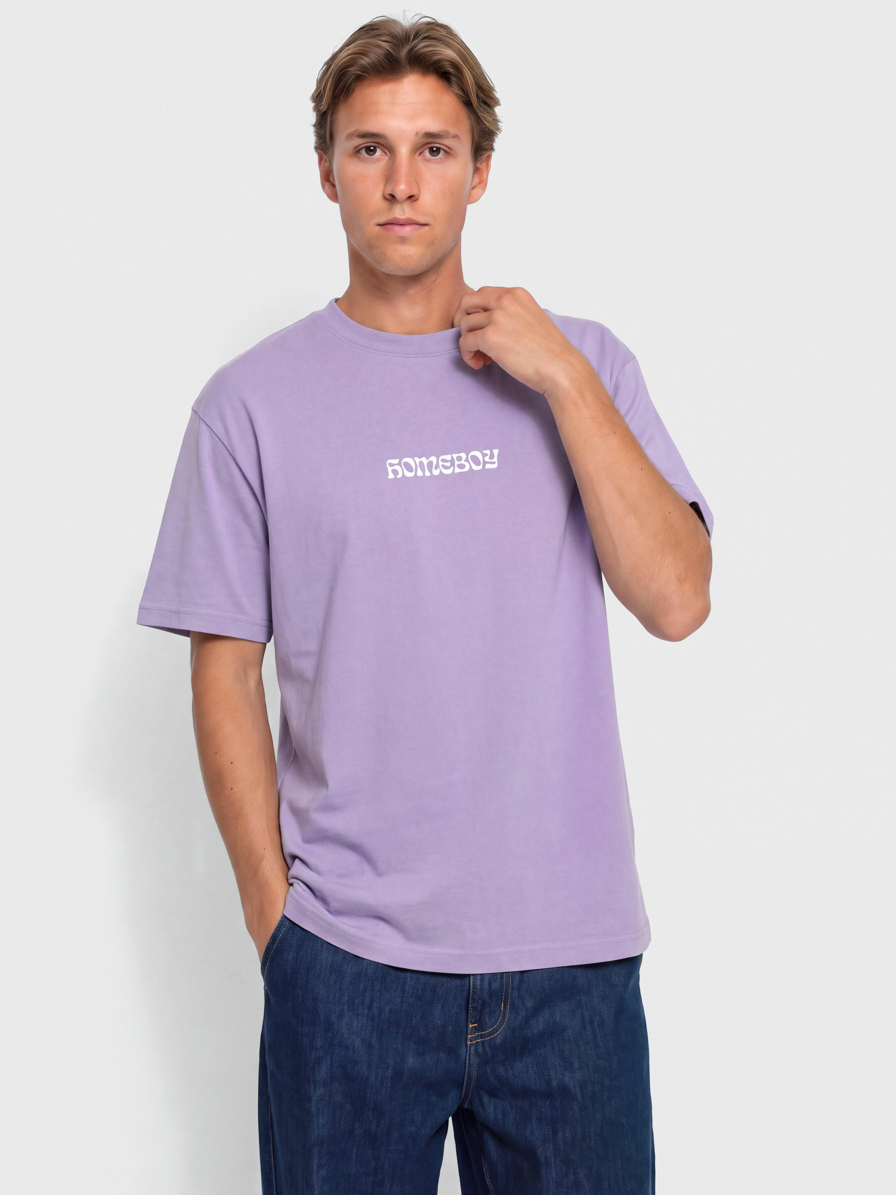 T-shirt Homeboy Big Text (lilac)
