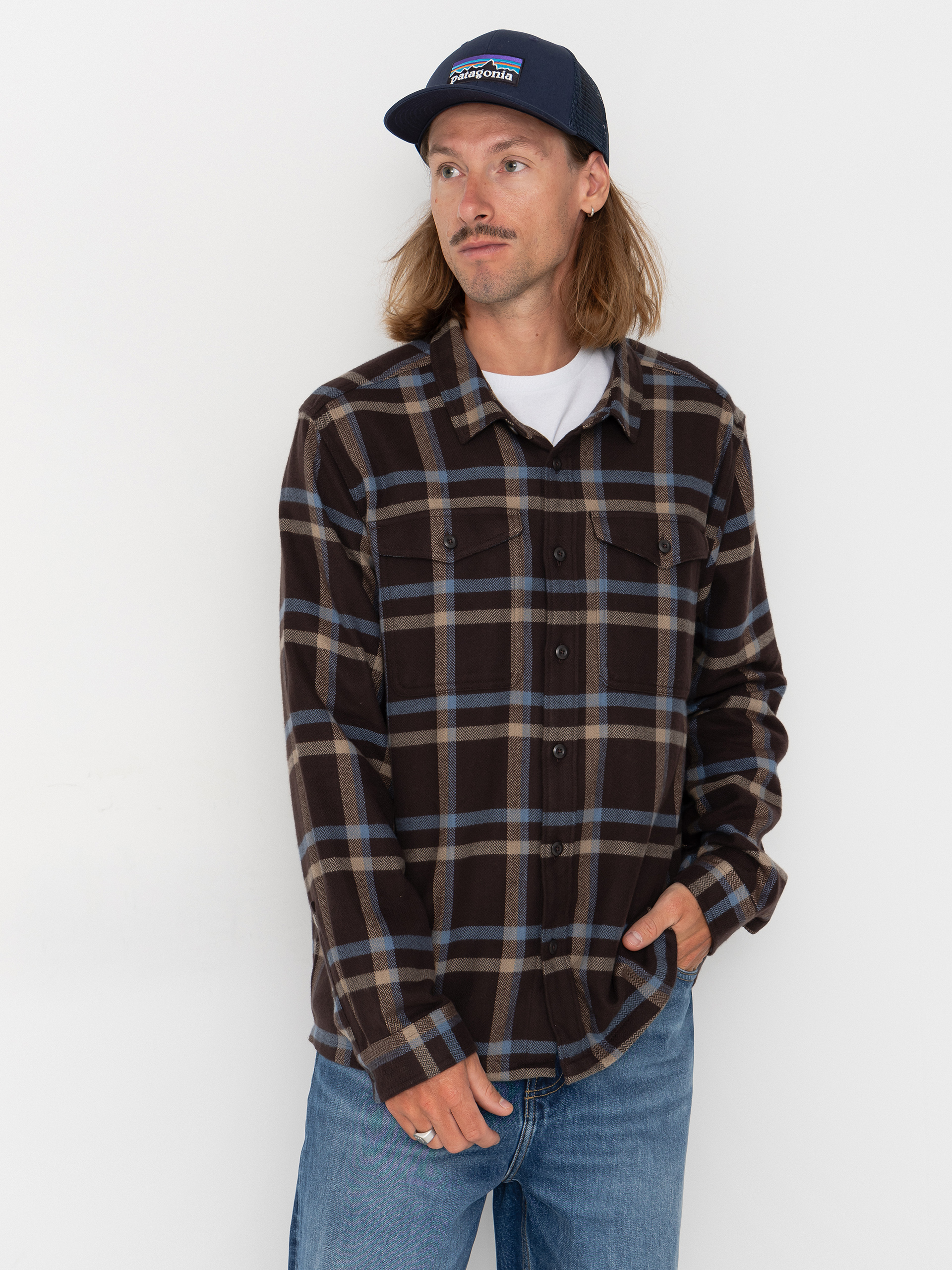 Koszula Patagonia Fjord Flannel (crossing den brown)