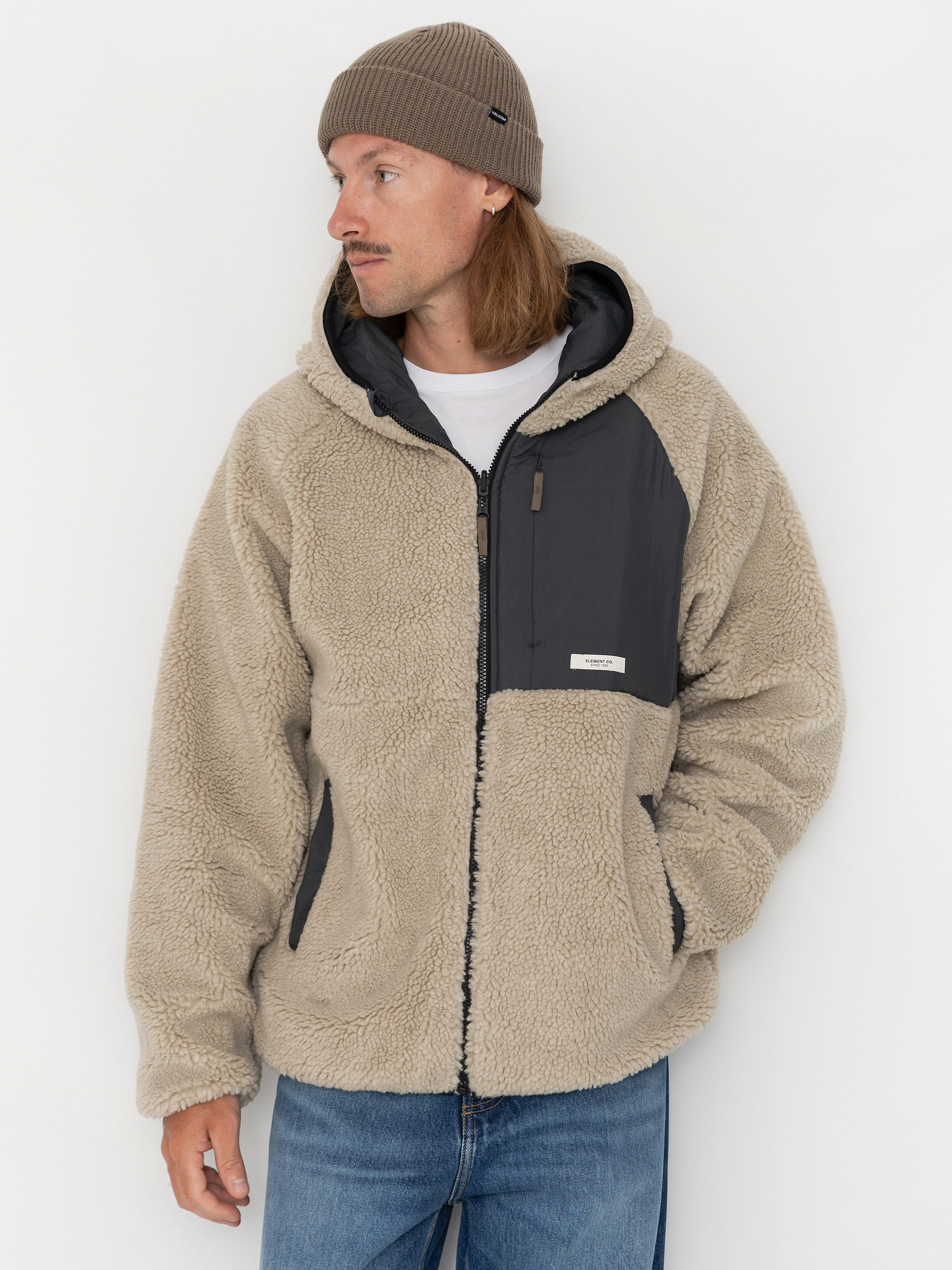 Kurtka Element Wolfe Sherpa (oat milk)