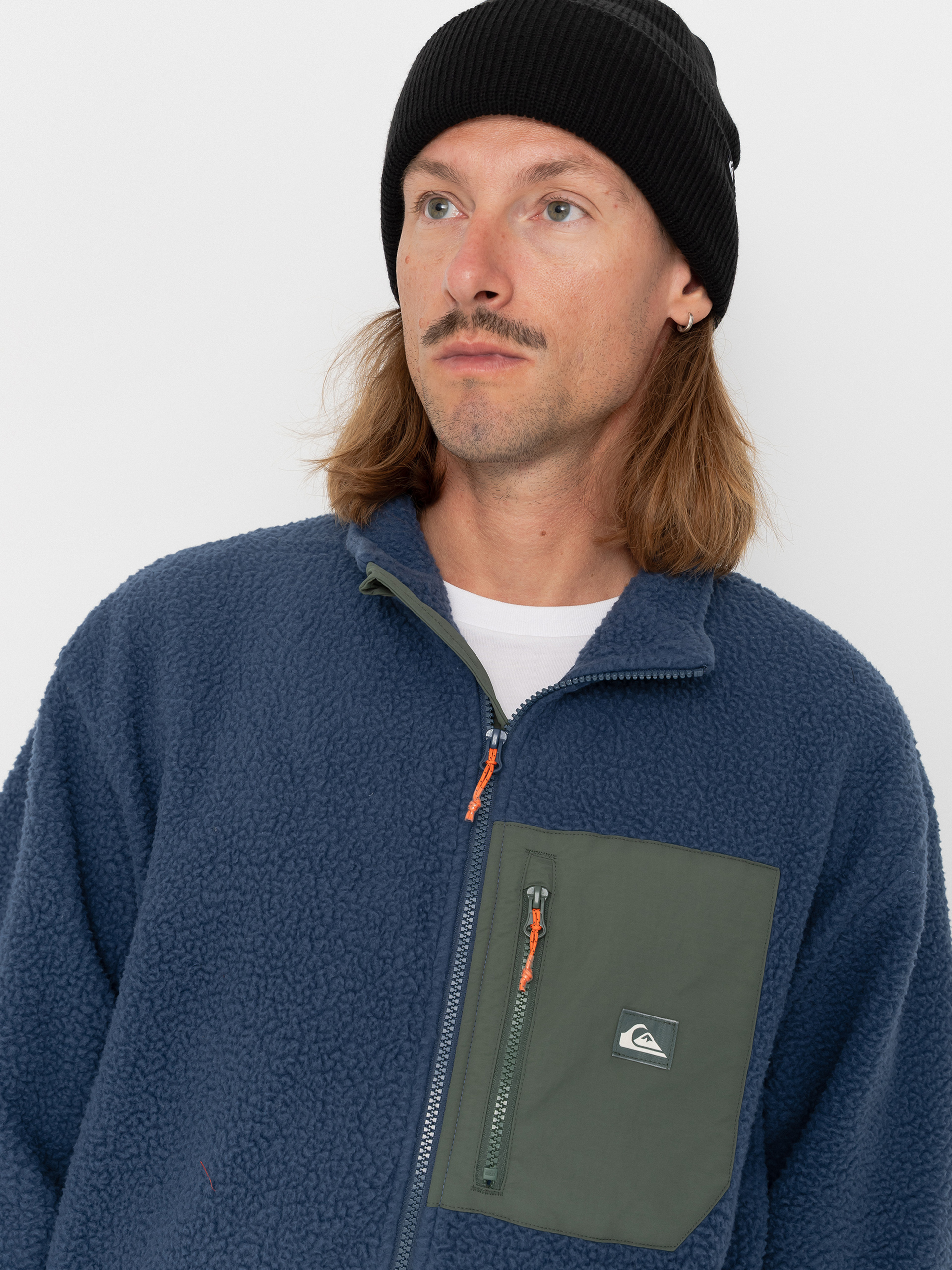 Męski Polar Quiksilver Clean Coast Fz (dark denim)