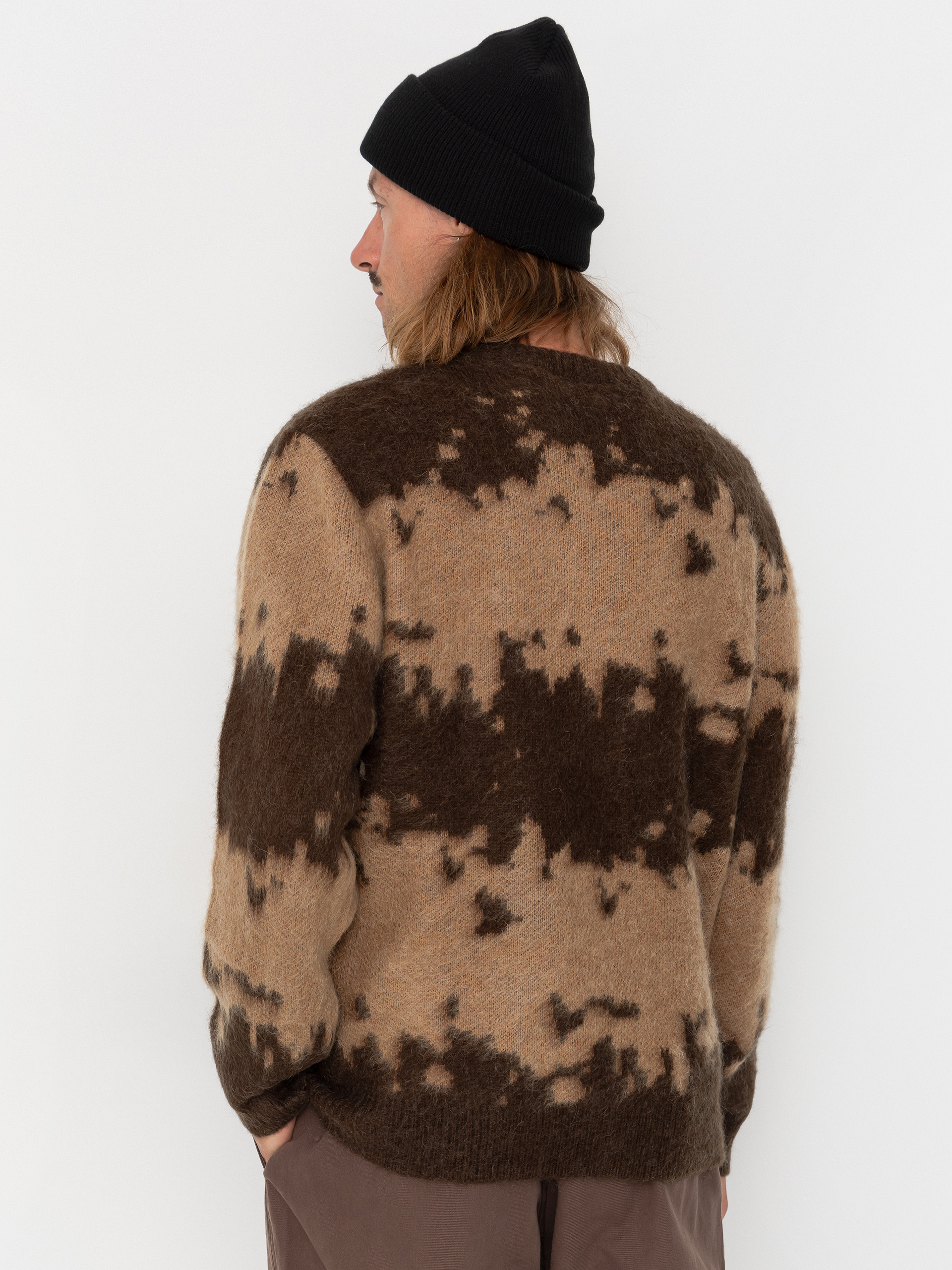 Sweter Gramicci Mohair Splatter (taupe splatter)