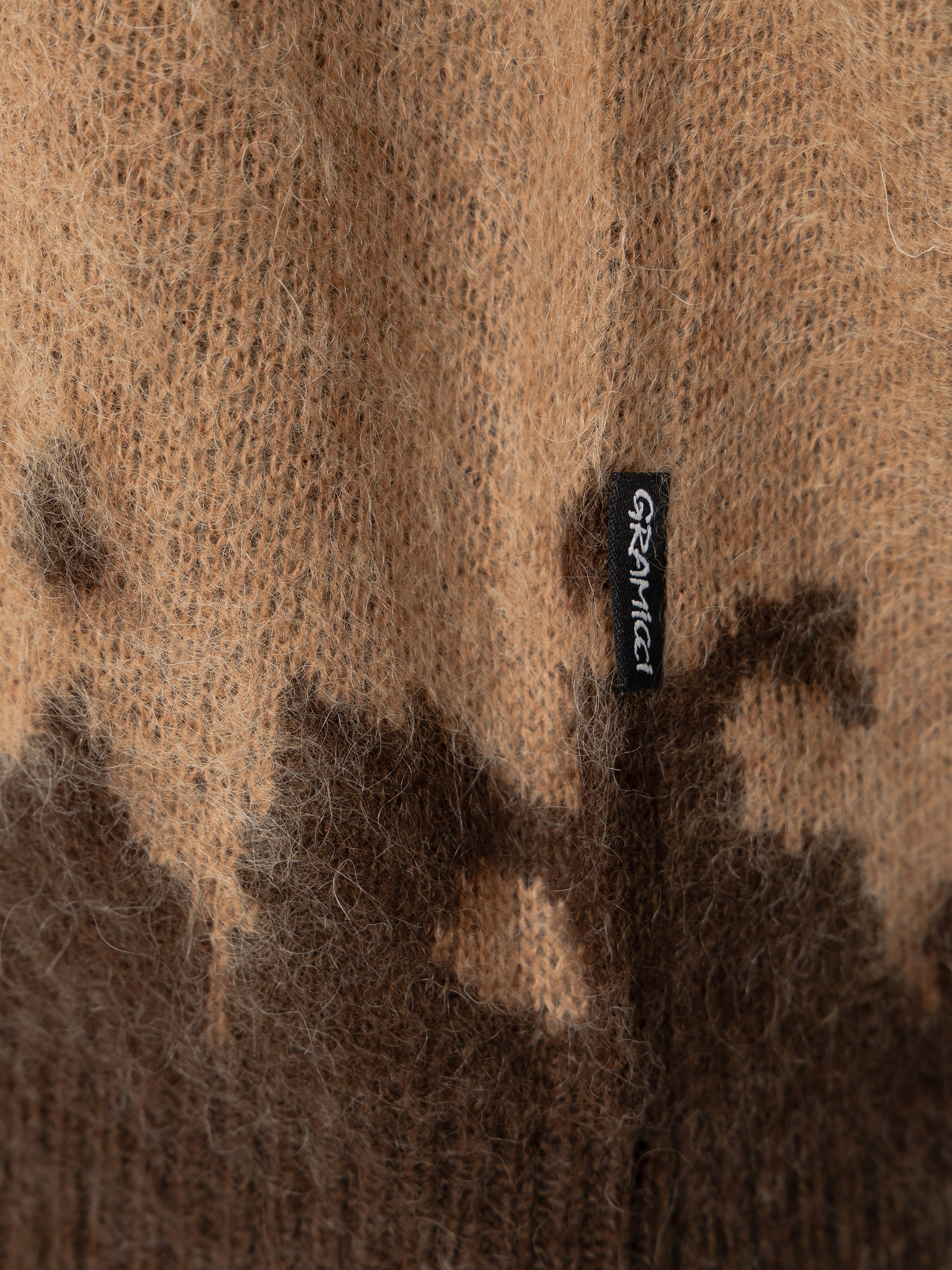 Sweter Gramicci Mohair Splatter (taupe splatter)