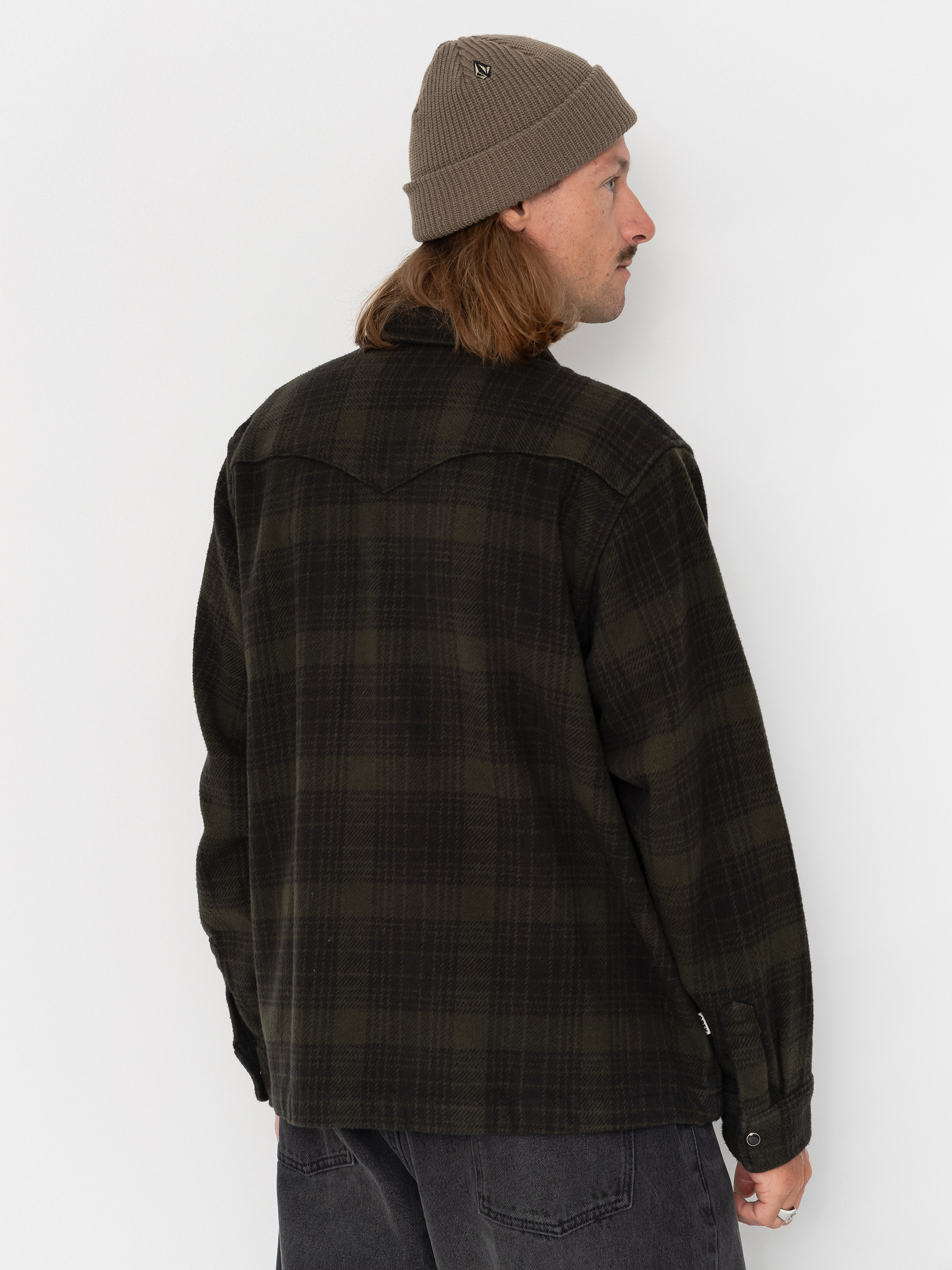 Kurtka OBEY Willie Zip Shirt (rosin multi)