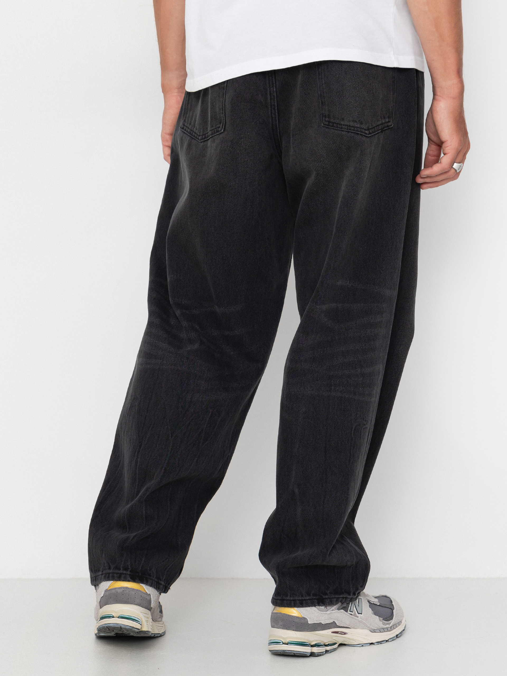 Spodnie OBEY Bigwig Baggy Denim (heavy vintage black)