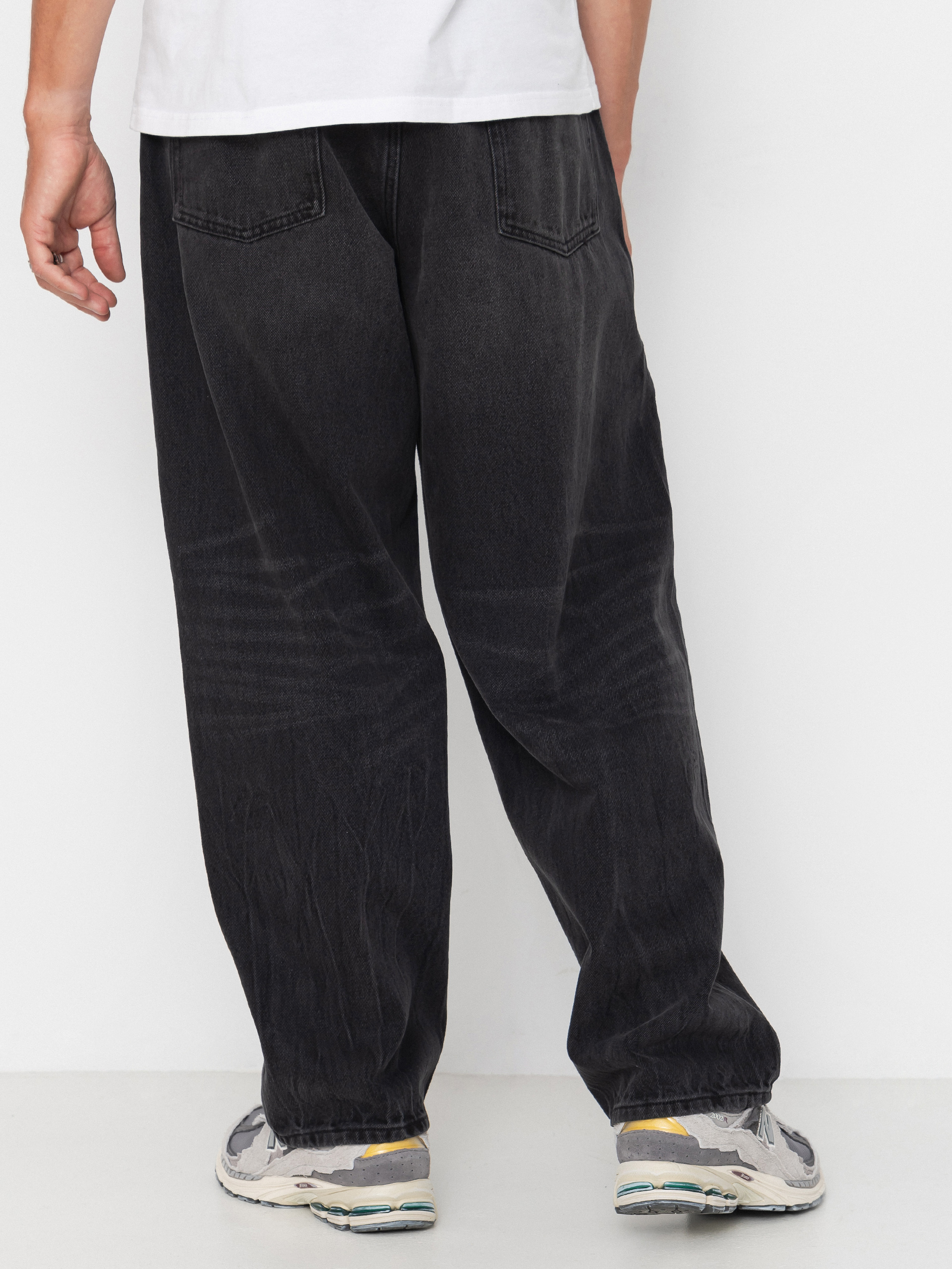 Spodnie OBEY Bigwig Baggy Denim (heavy vintage black)