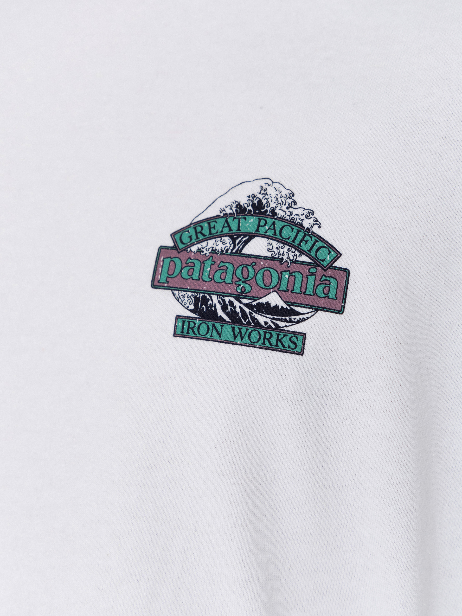 Longsleeve Patagonia Great Waves Responsibili (fiber white)