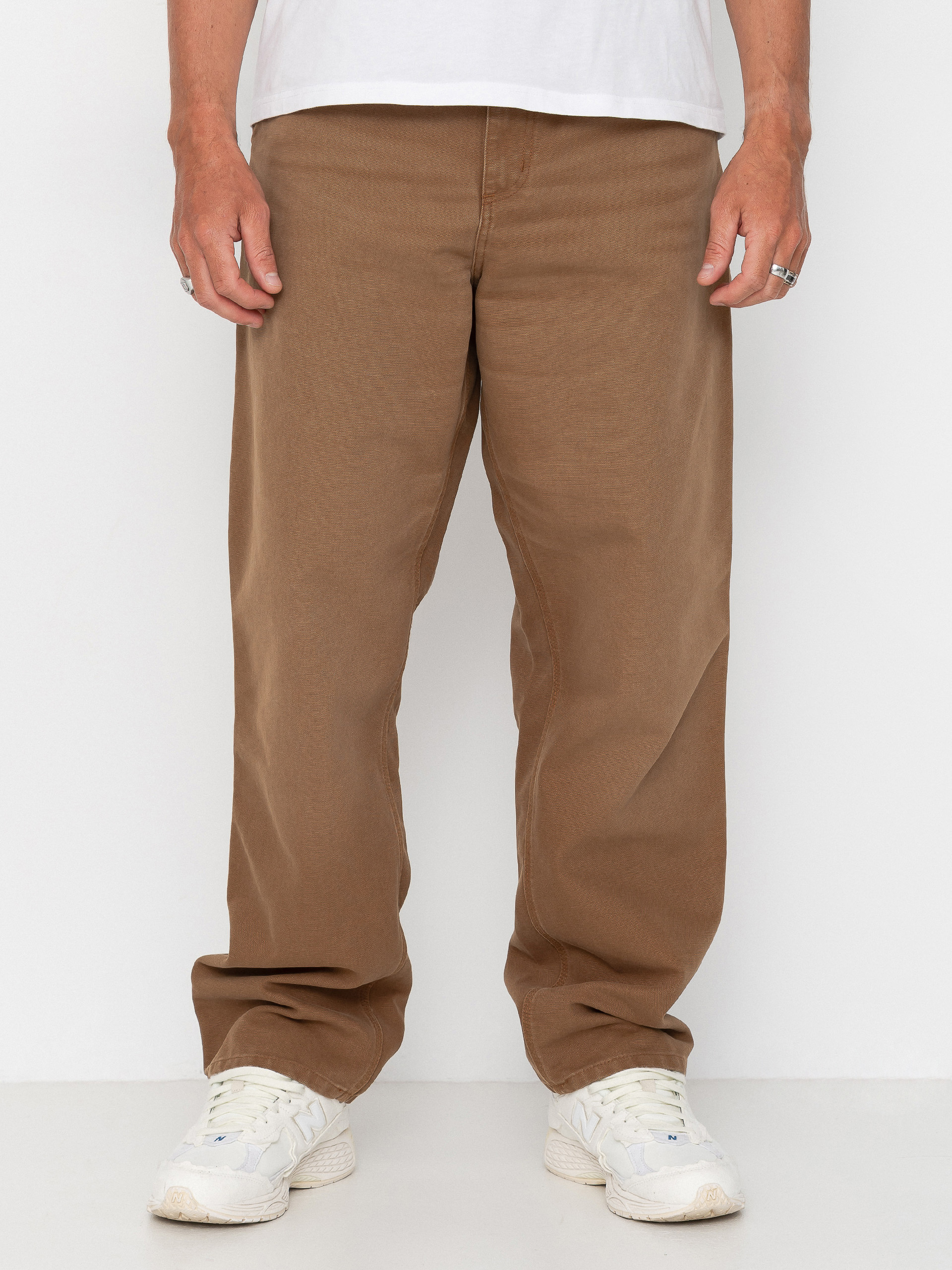 Spodnie Carhartt WIP Single Knee (wip h brown/stone canvas)