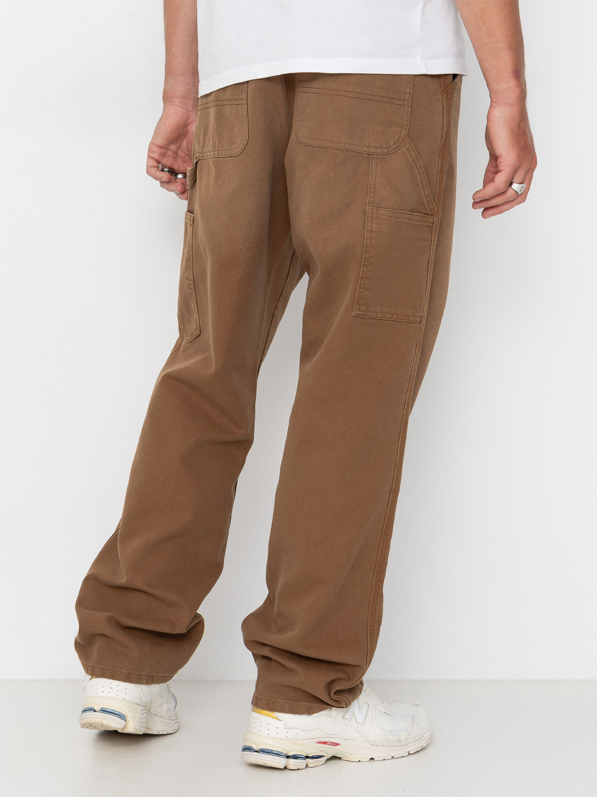 Spodnie Carhartt WIP Single Knee (wip h brown/stone canvas)