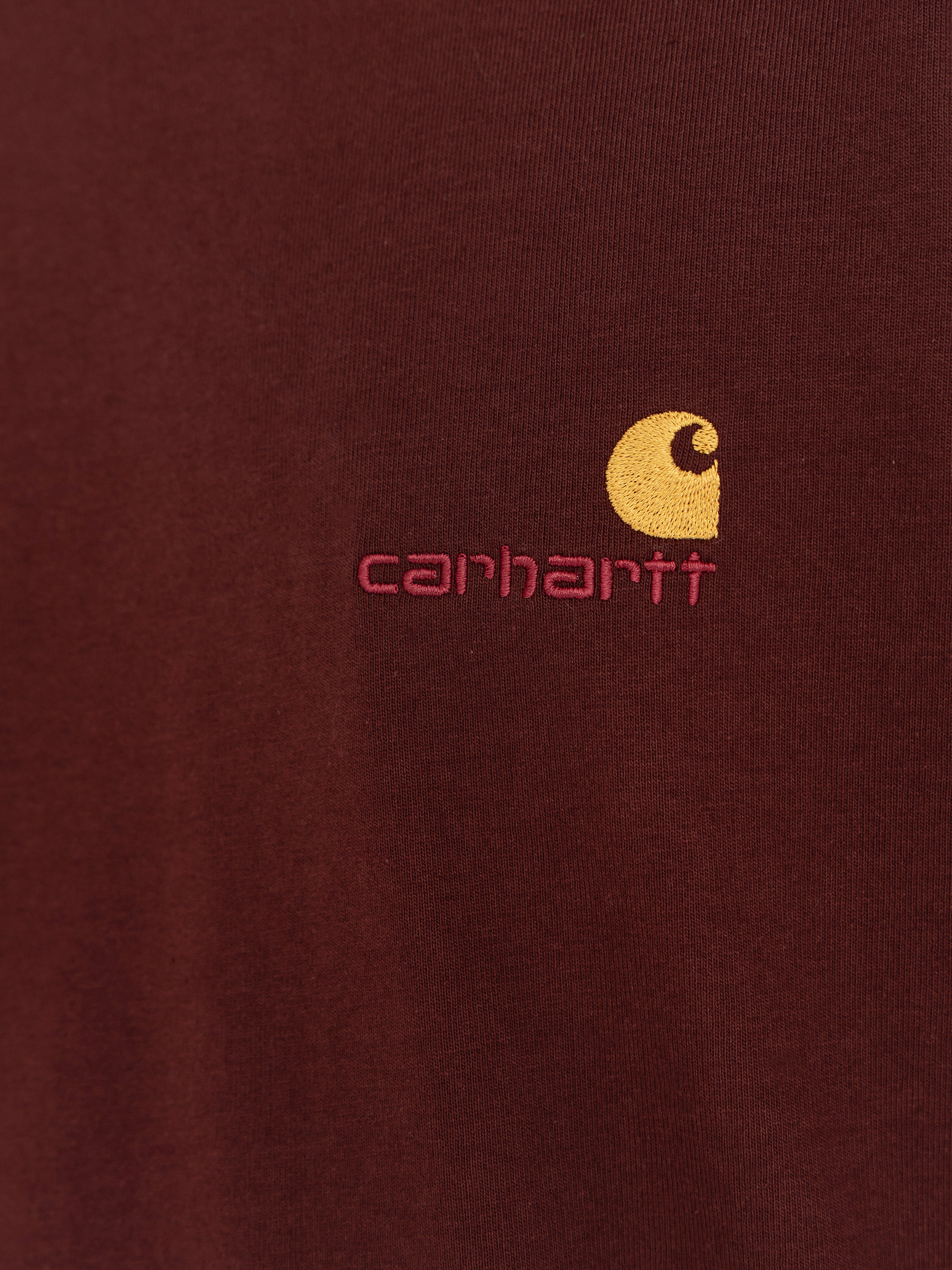 Longsleeve Carhartt WIP American Script (amarone)