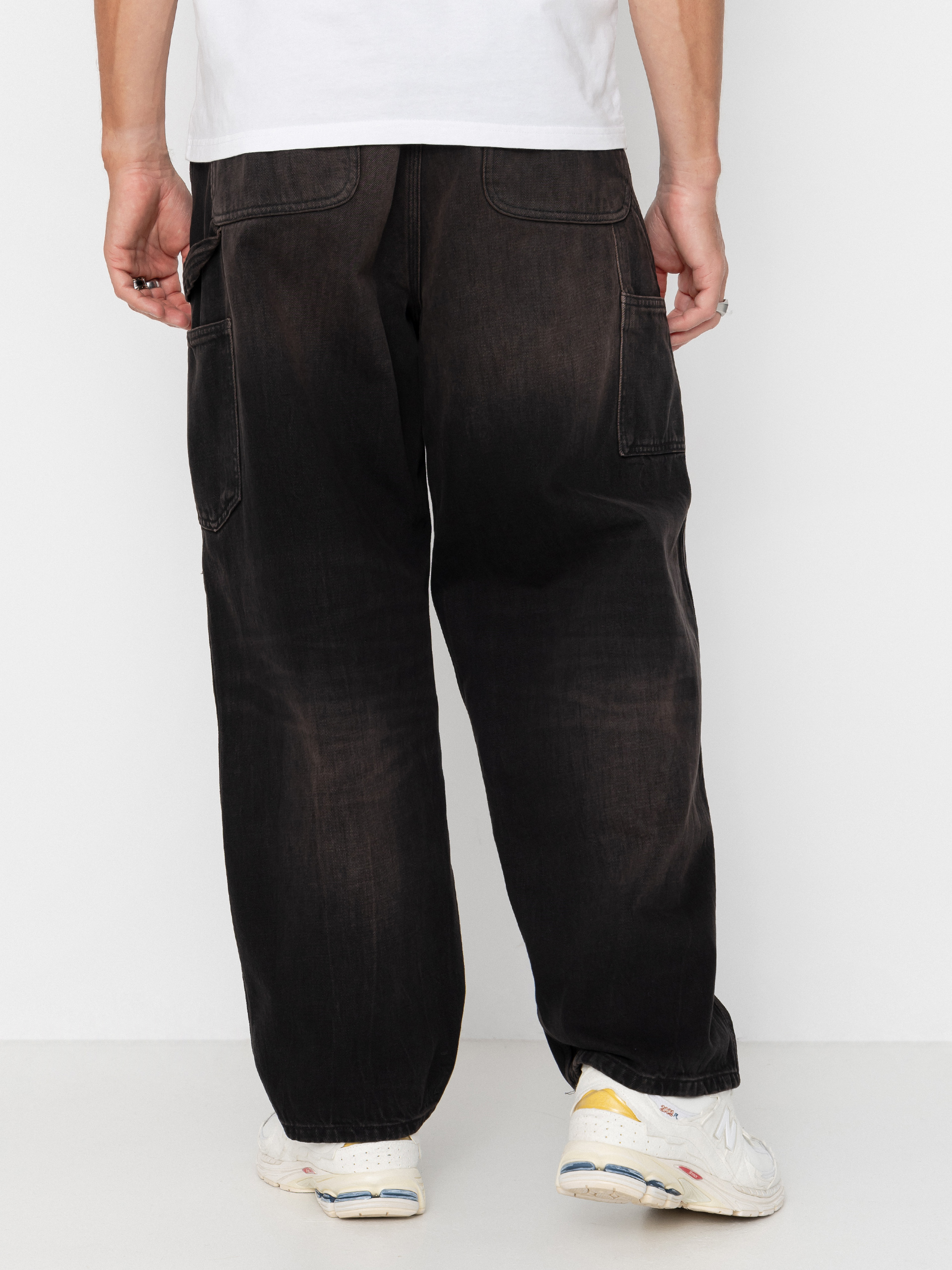 Spodnie Carhartt WIP OG Single Knee (black/tobacco used wash)