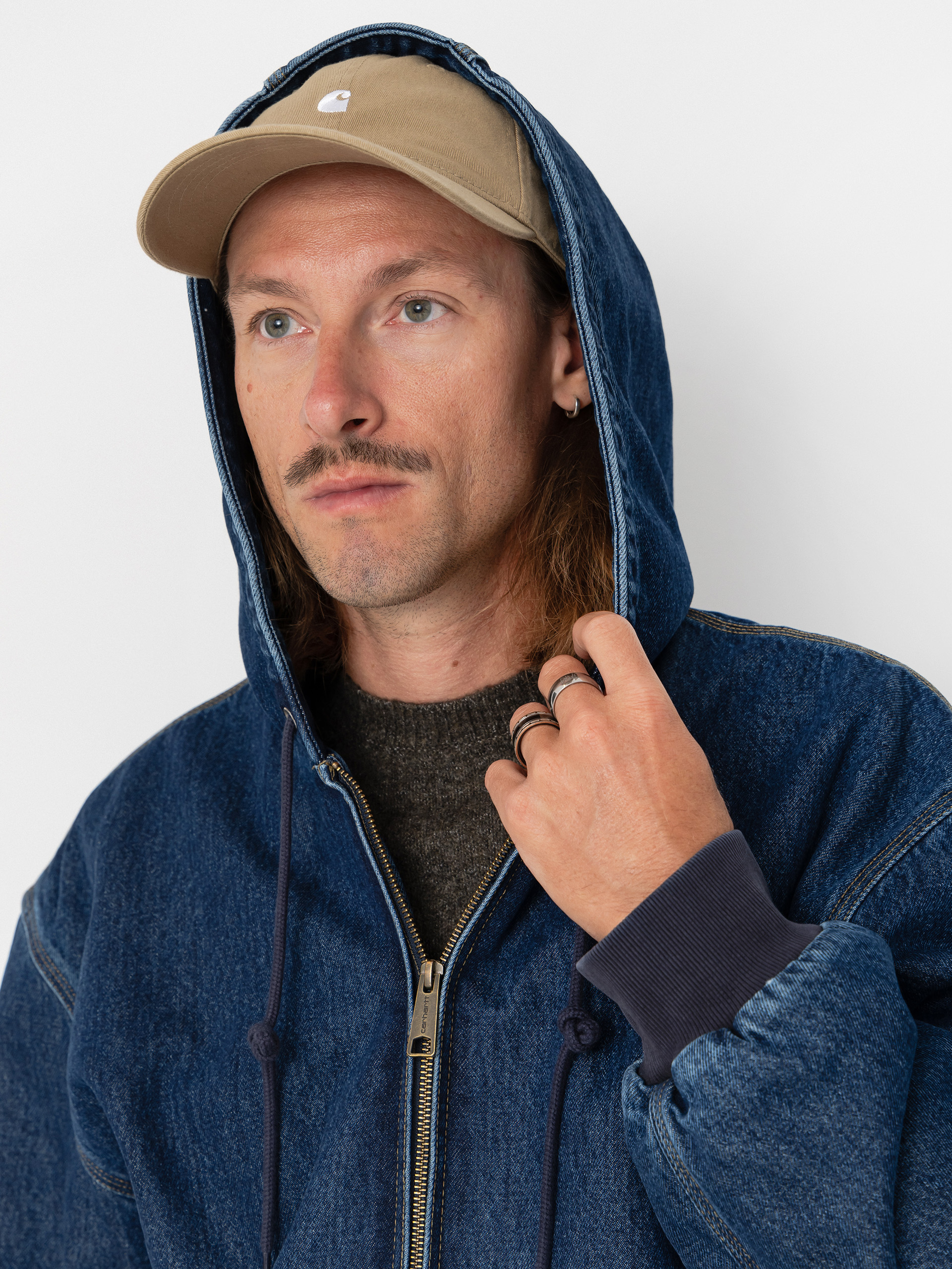 Kurtka Carhartt WIP OG Active (blue/stone washed)