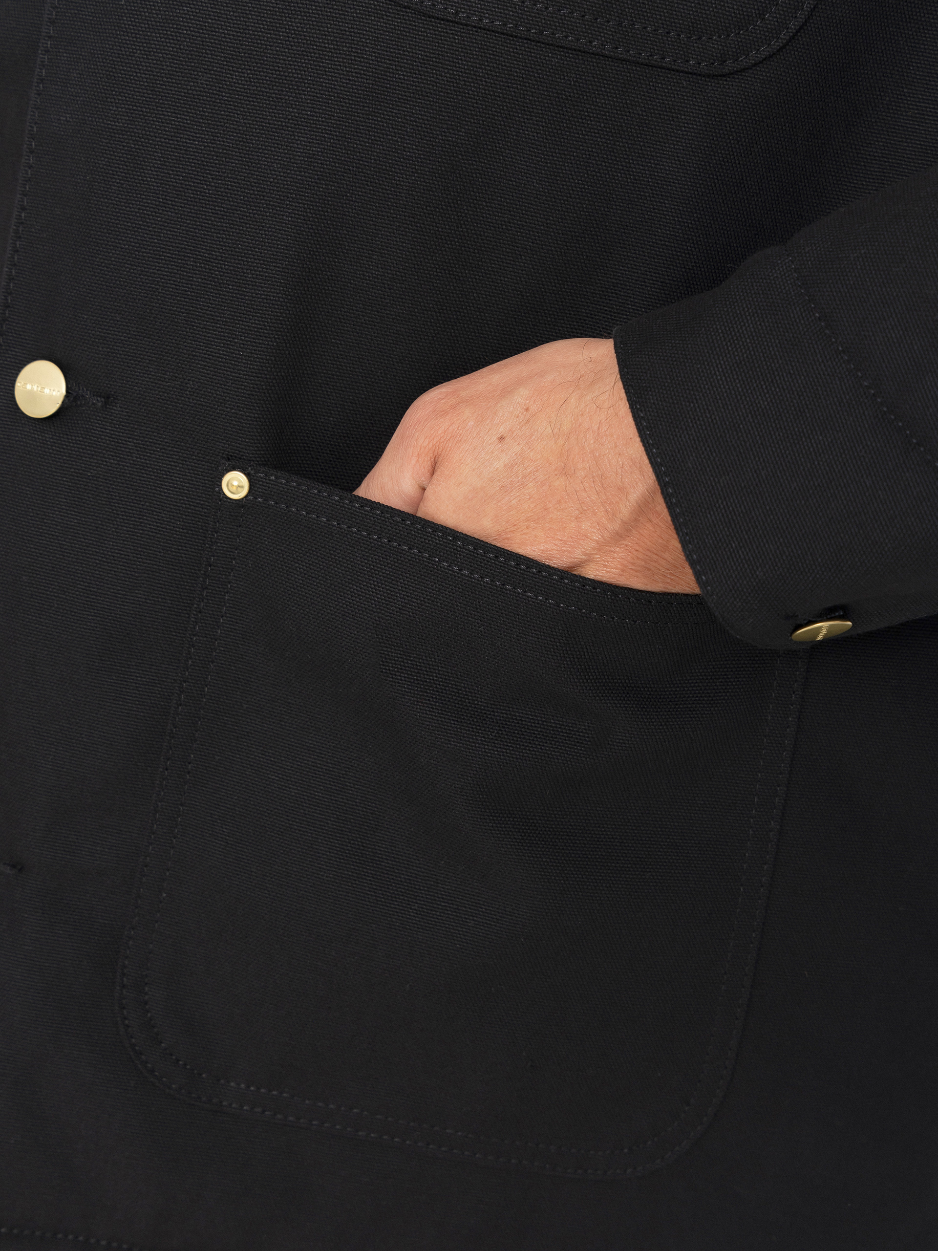 Kurtka Carhartt WIP OG Chore Coat (black/black/rigid)