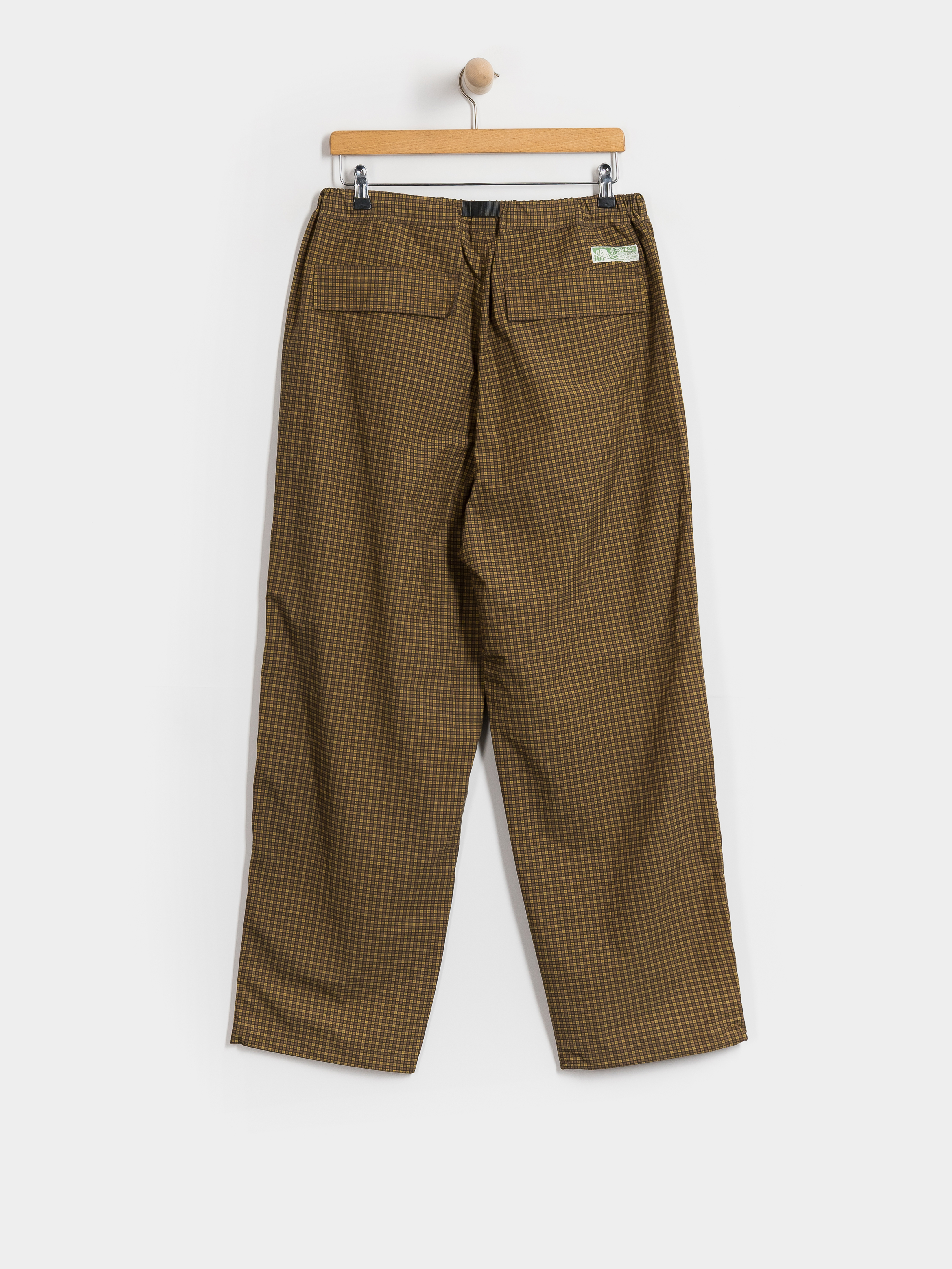 Spodnie Gramicci Mini Check Nylon Pant (brown check)
