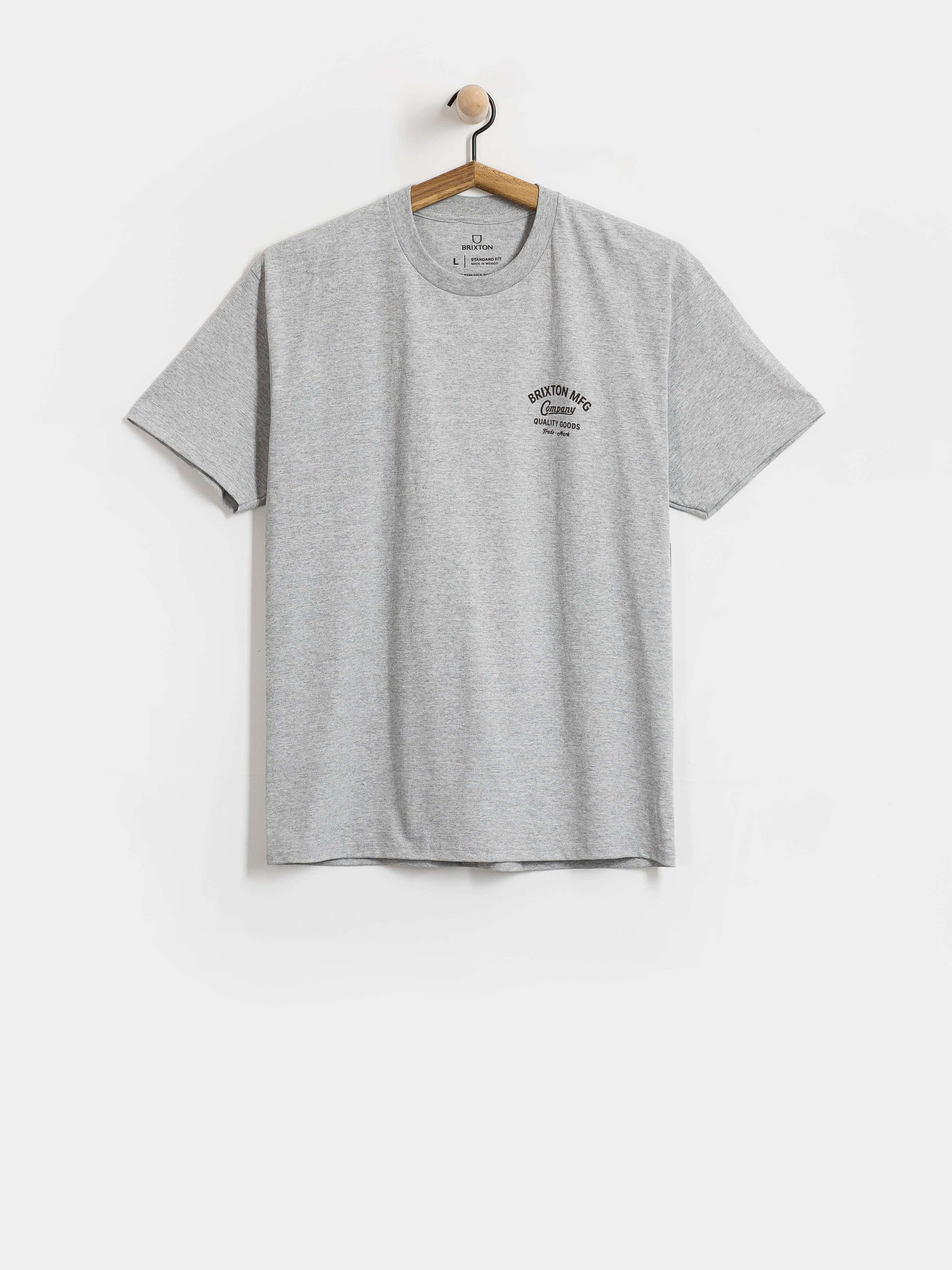 T-shirt Brixton Straton Stnd (heather grey)