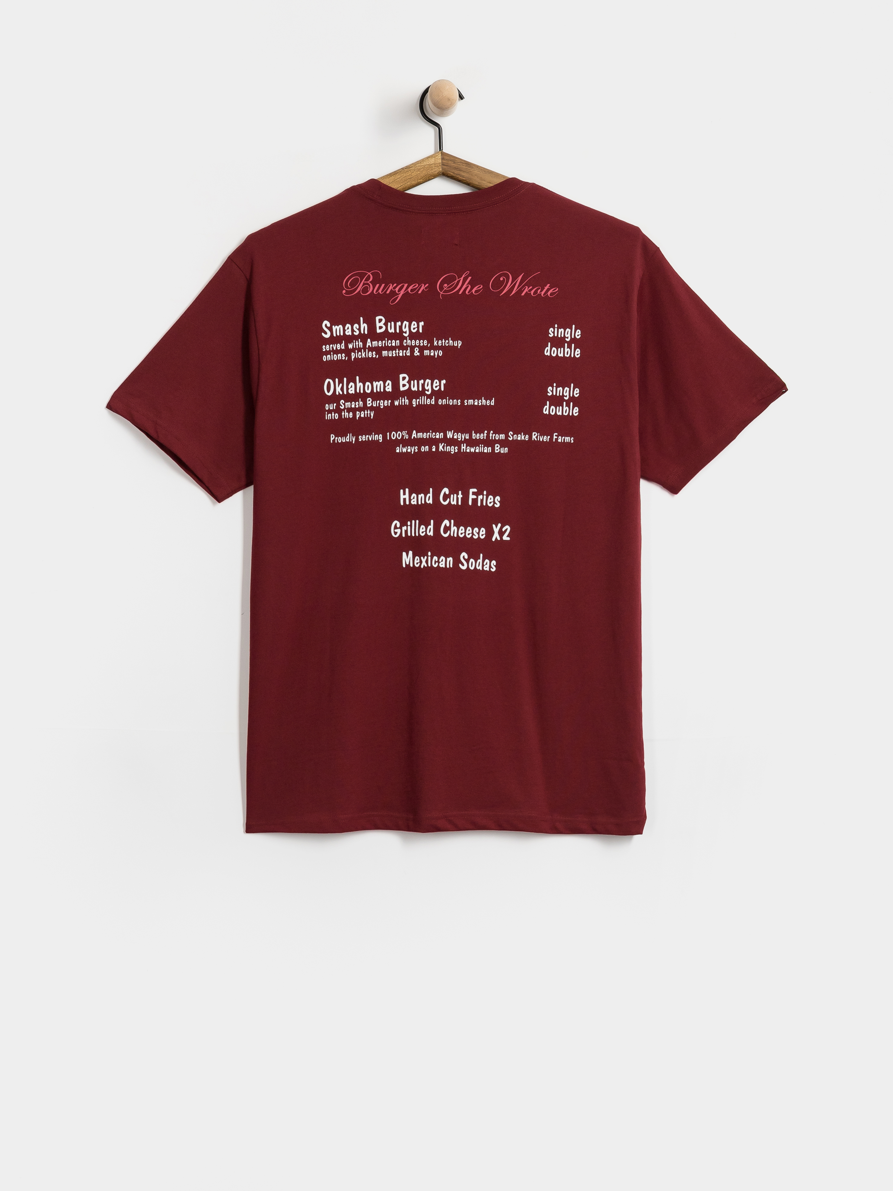 T-shirt Brixton Burger She Wrote Pocket