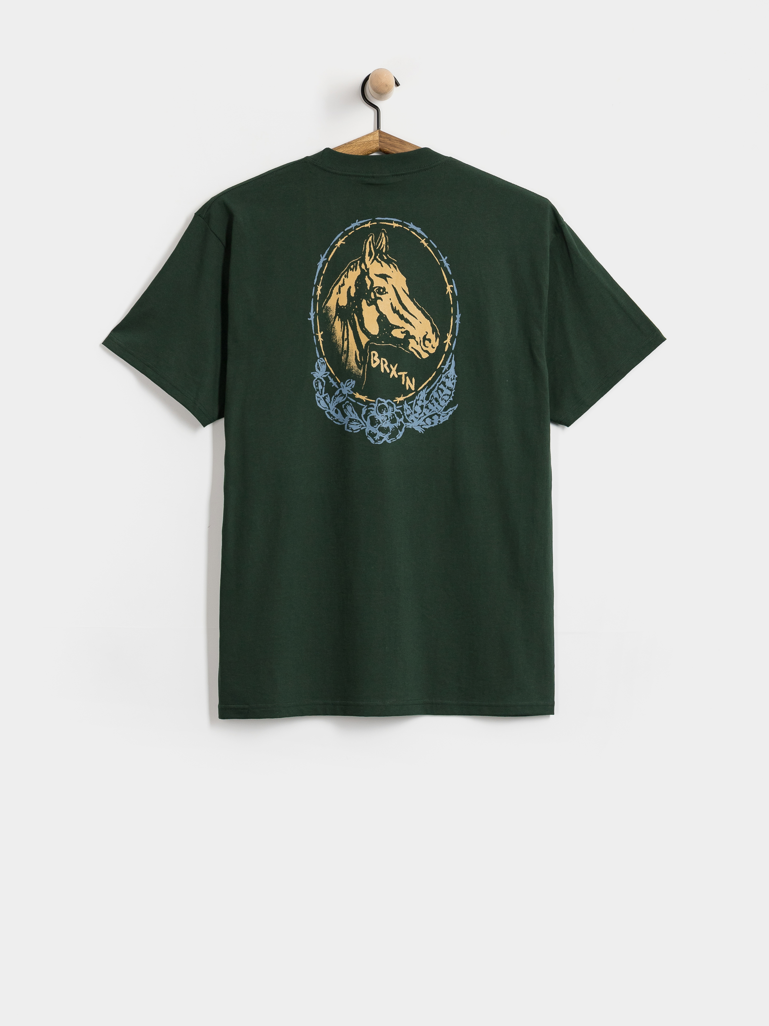 T-shirt Brixton Marley Stnd (forest green)