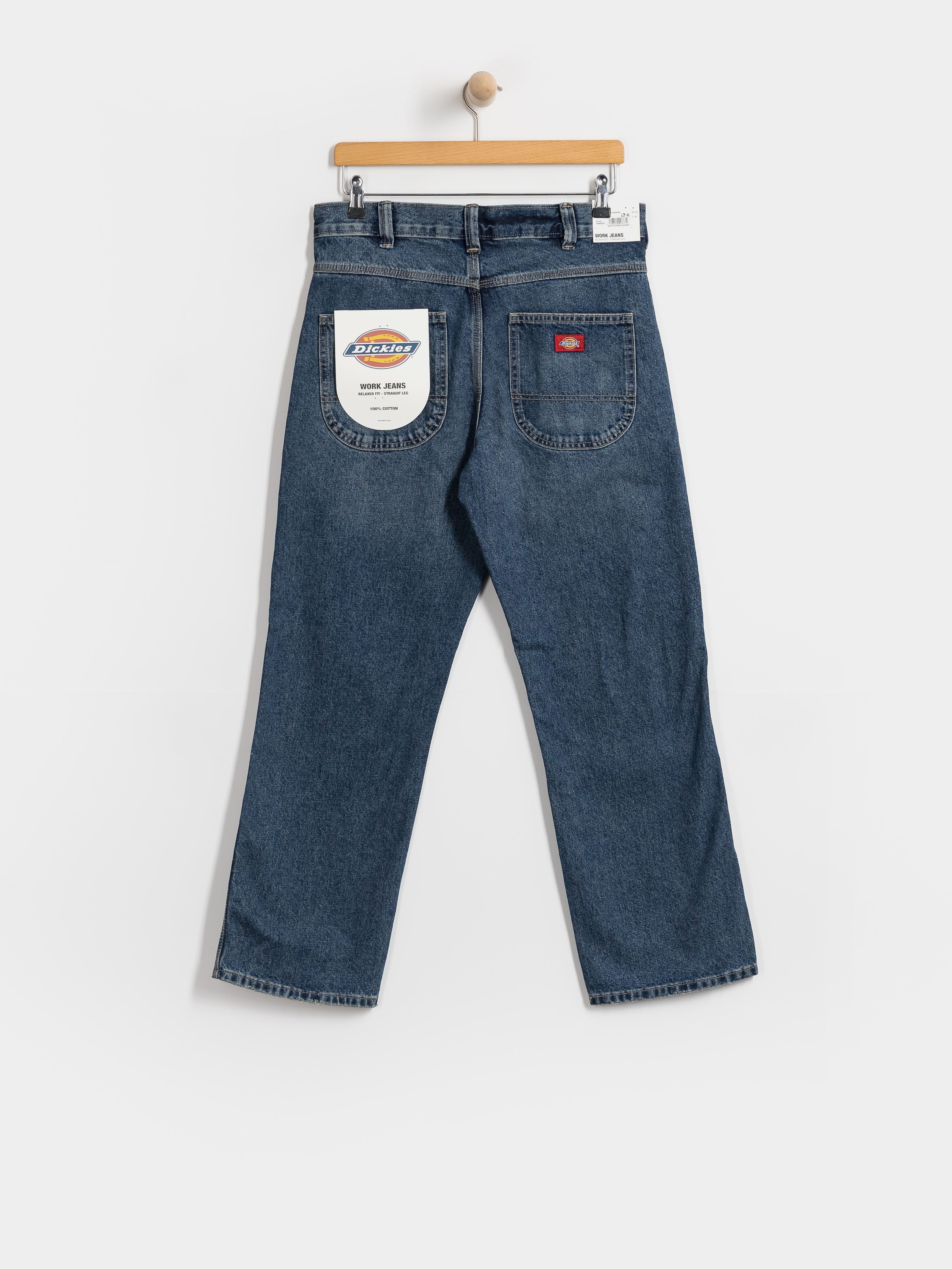 Spodnie Dickies 954 Relaxed Straight Work (mid blue fade wash)