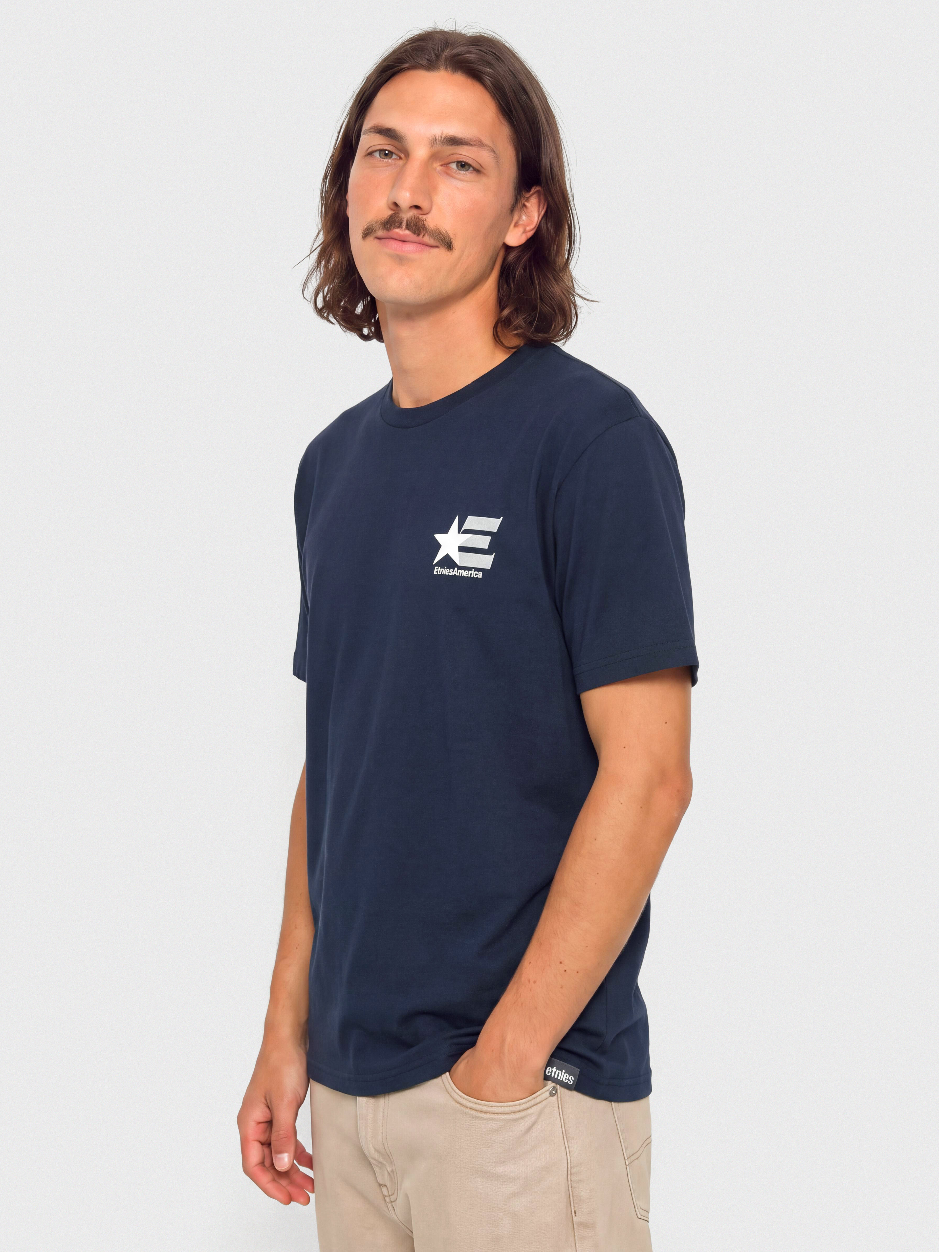 T-shirt Etnies America (navy/white)