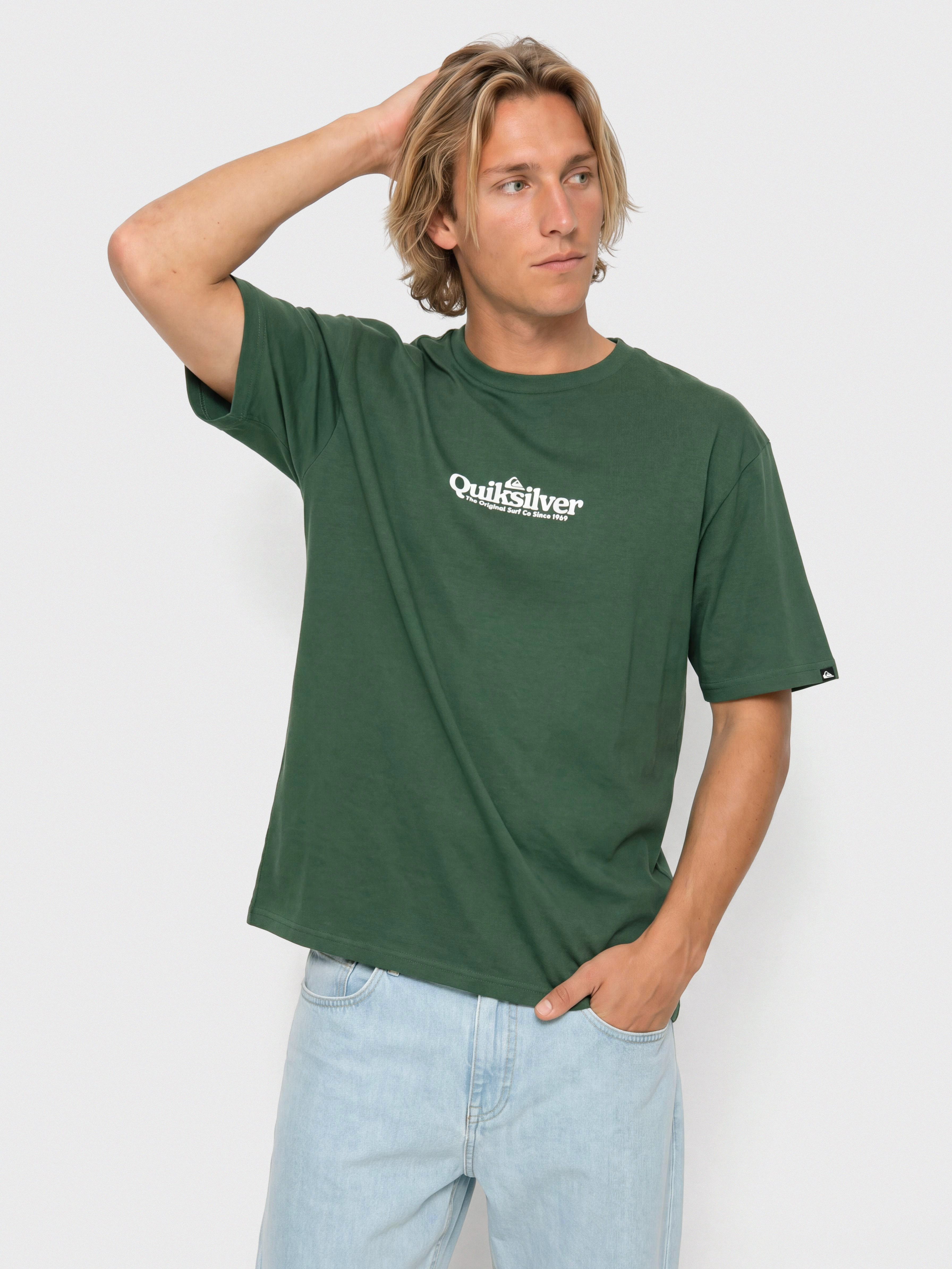 T-shirt Quiksilver Fineline (trekking green)