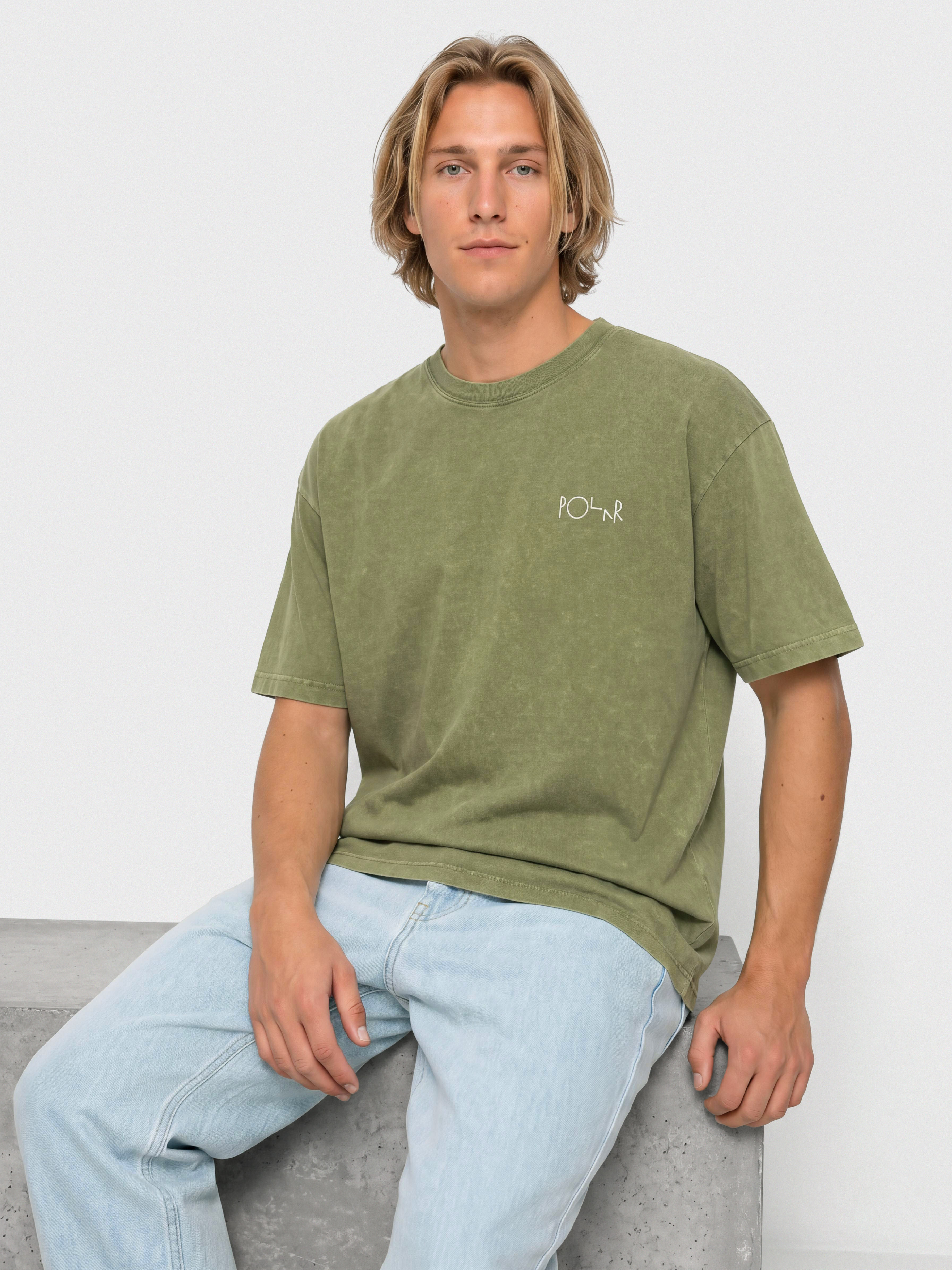 T-shirt Polar Skate Fade (army green)