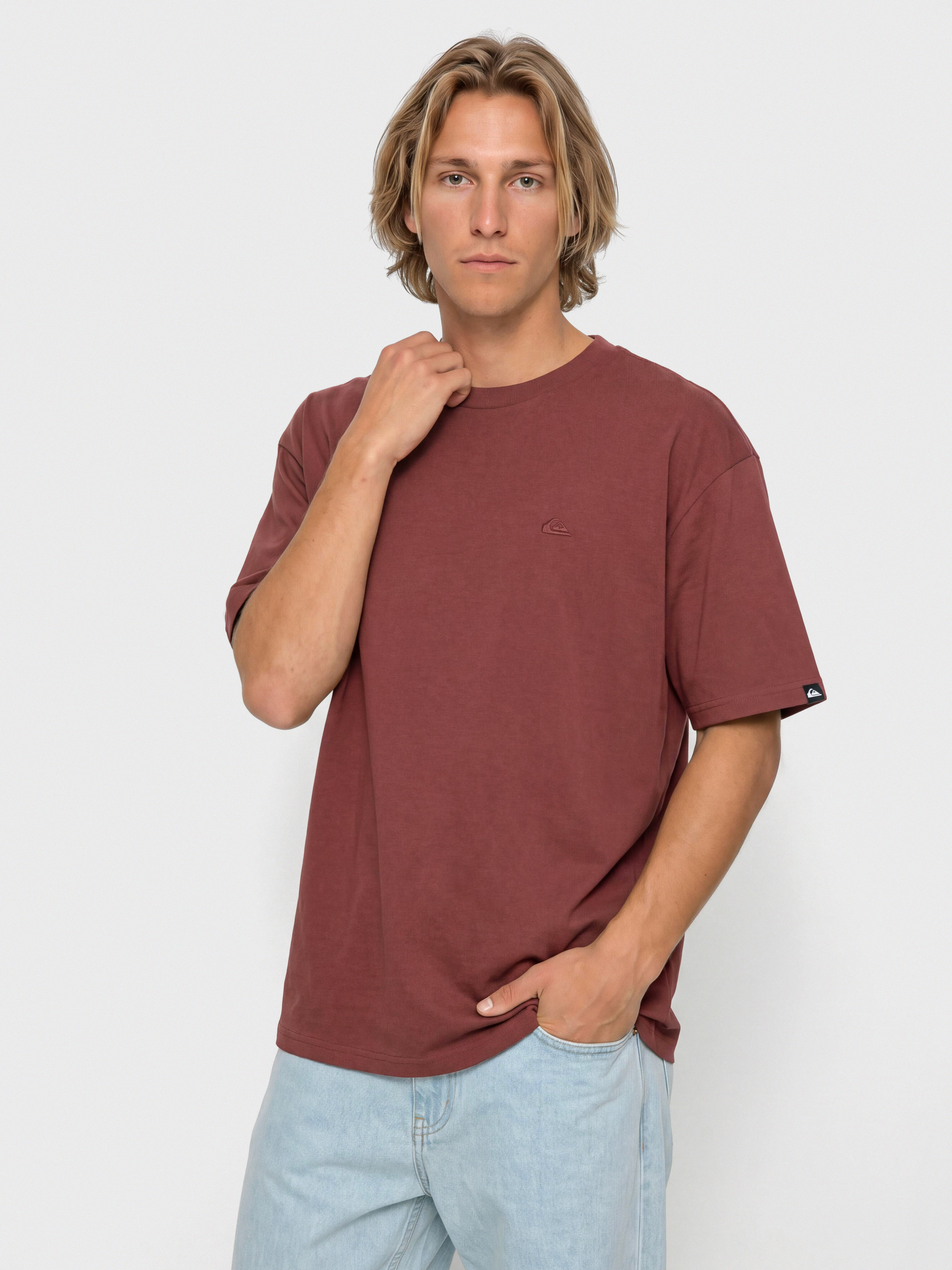 T-shirt Quiksilver Salt Water (oxblood red)