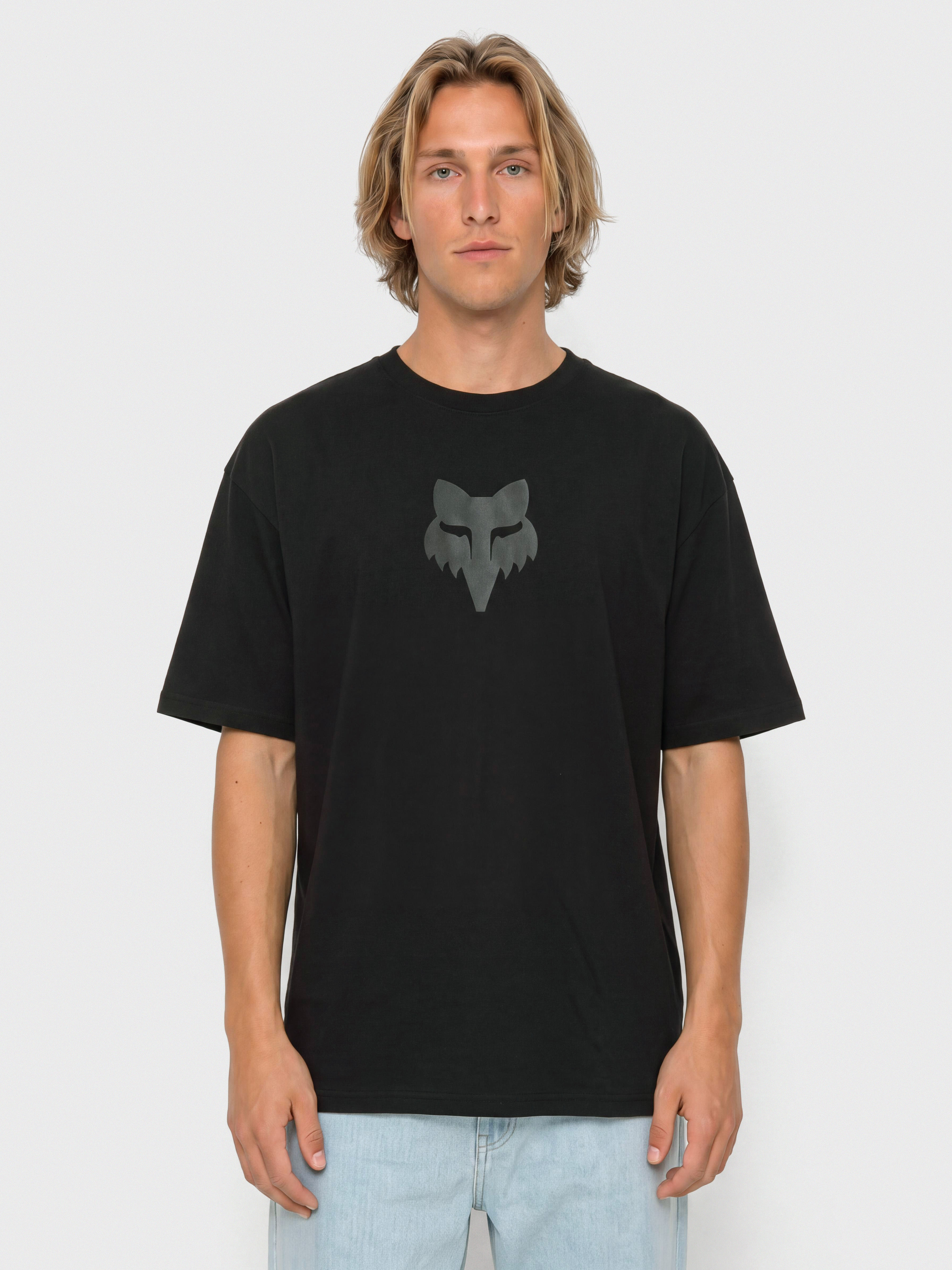 T-shirt Fox Fox Head Heavyweight (black)