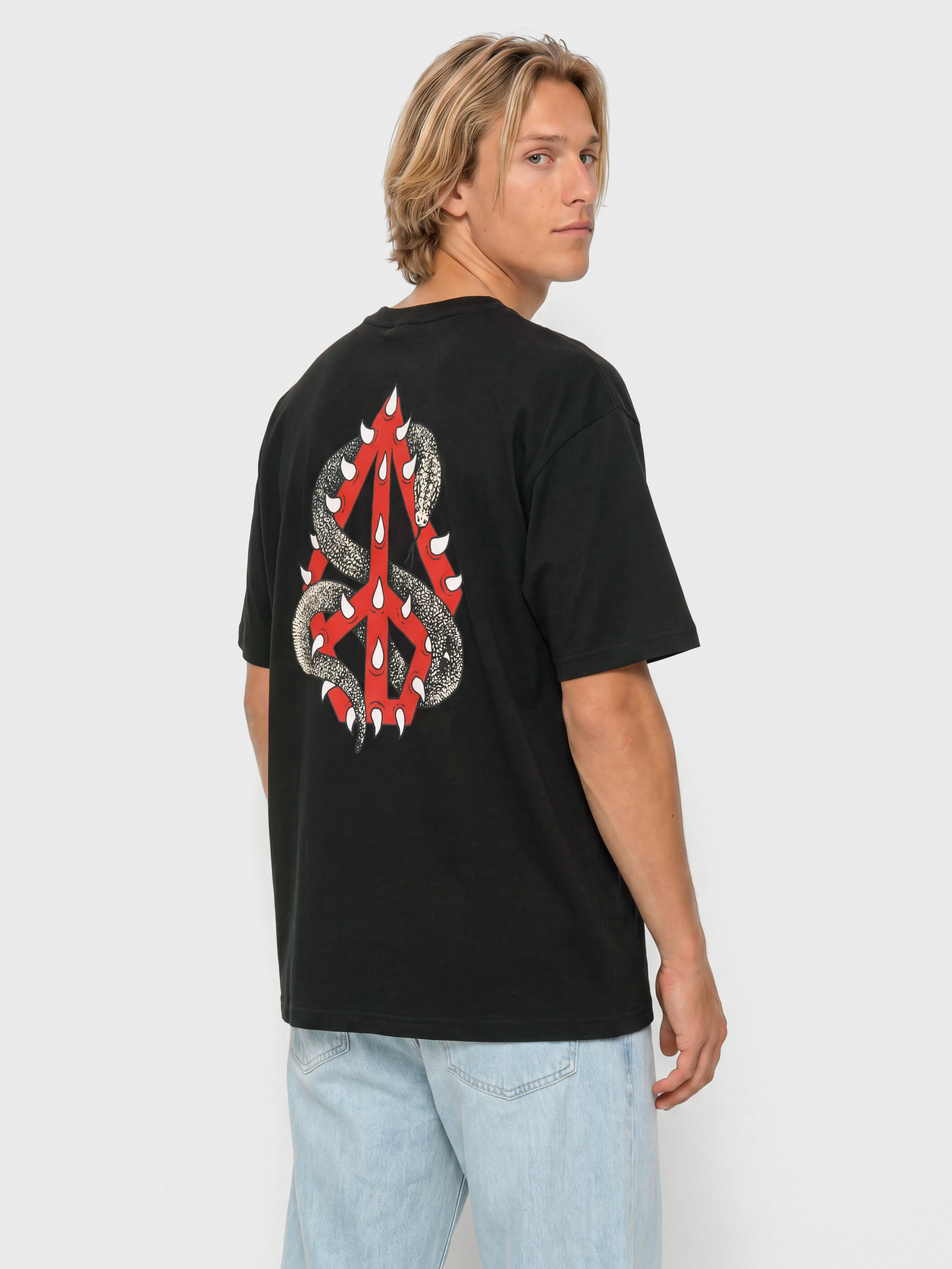 T-shirt Volcom Snake Peace Lse (black)