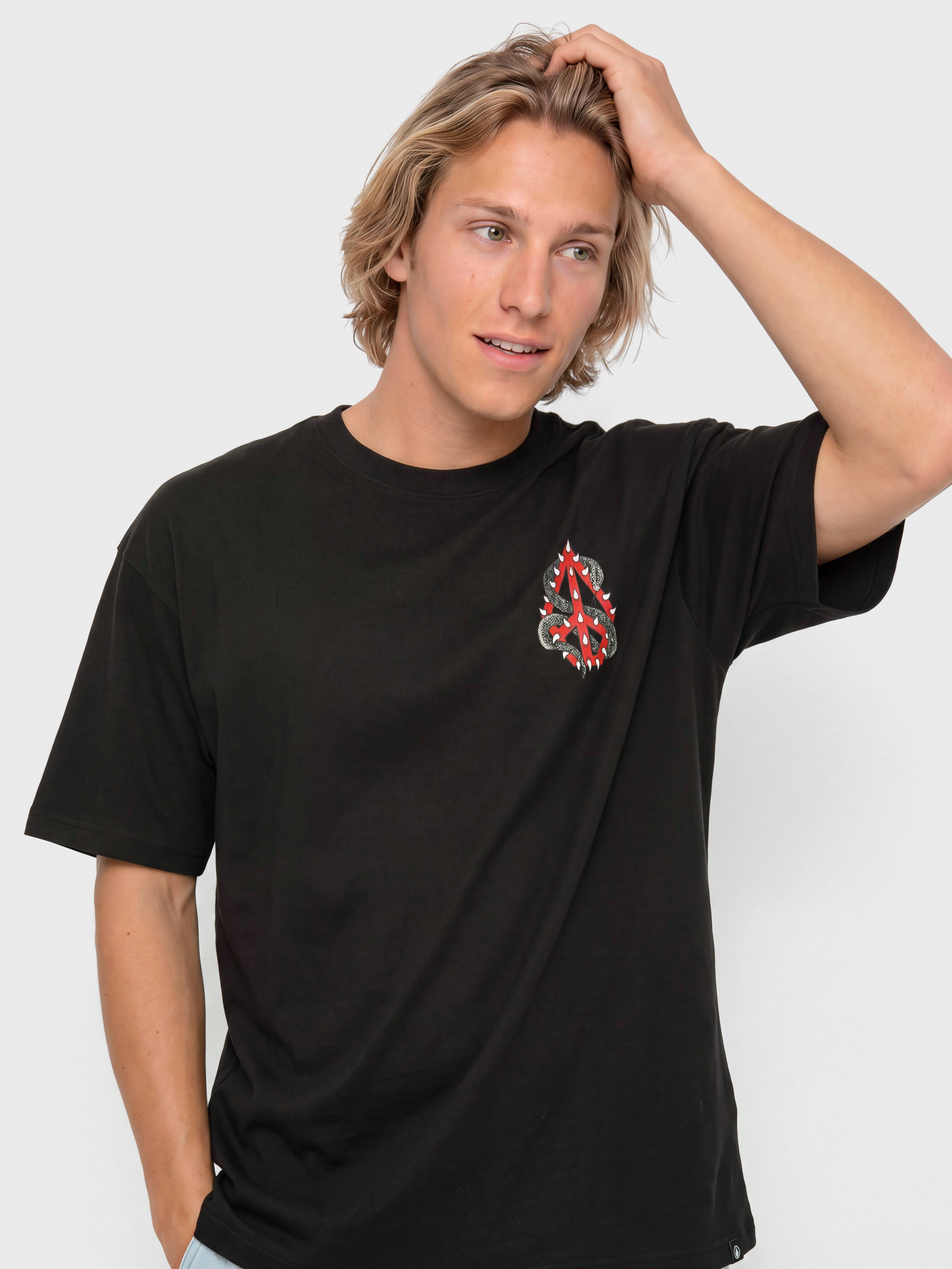 T-shirt Volcom Snake Peace Lse (black)