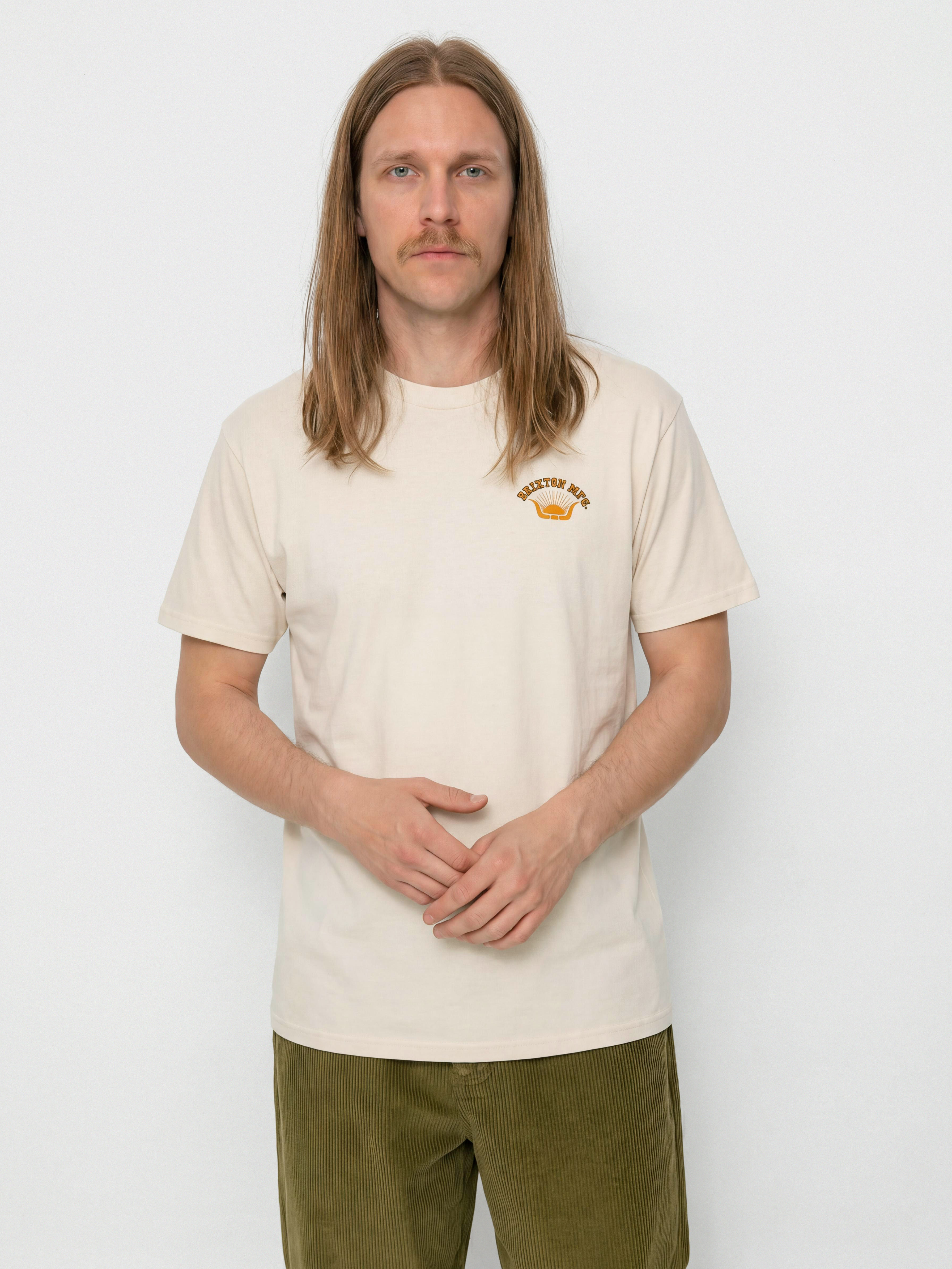 T-shirt Brixton Stirrup Stnd (cream)