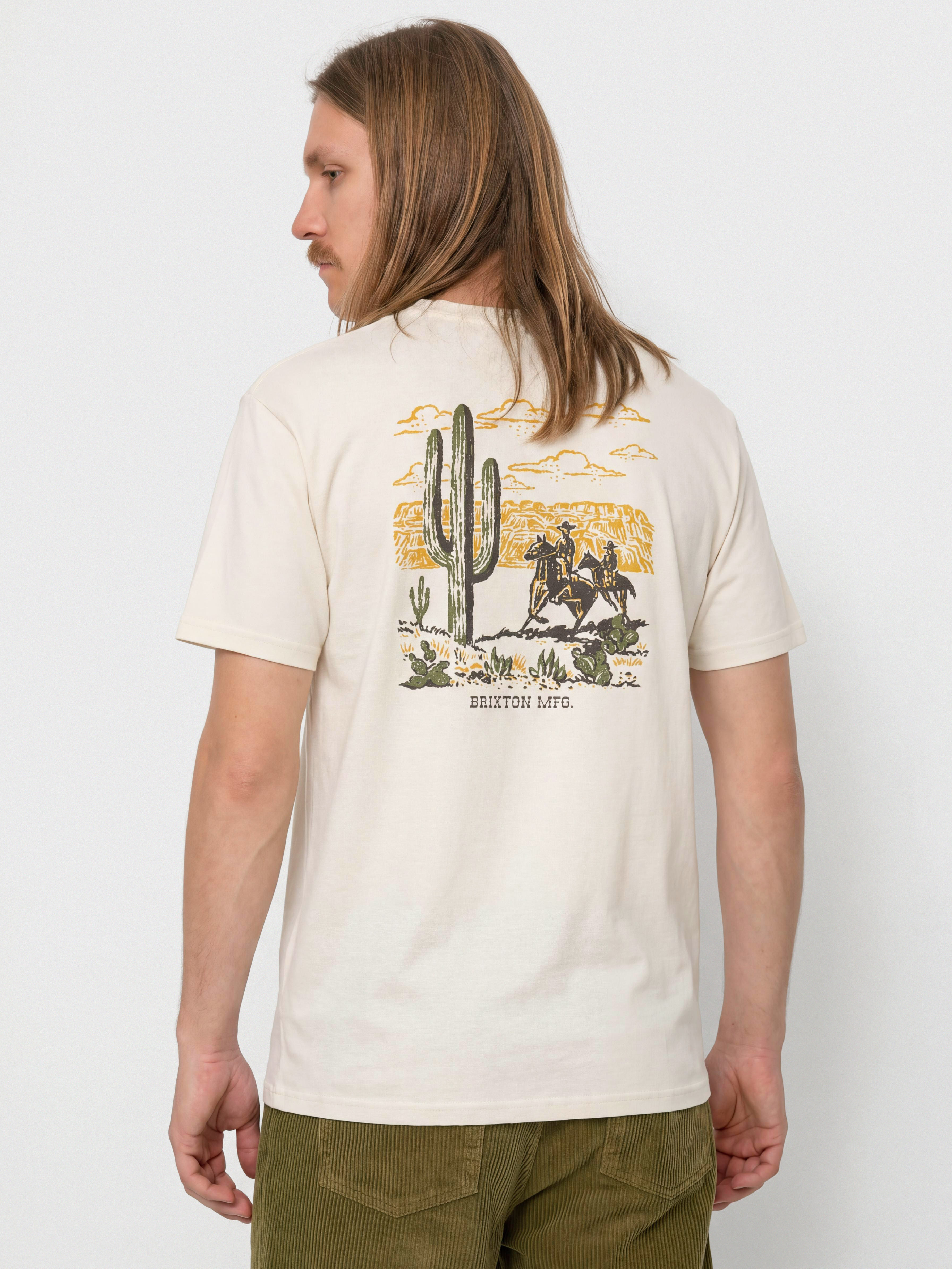 T-shirt Brixton Keslo Stnd (cream)