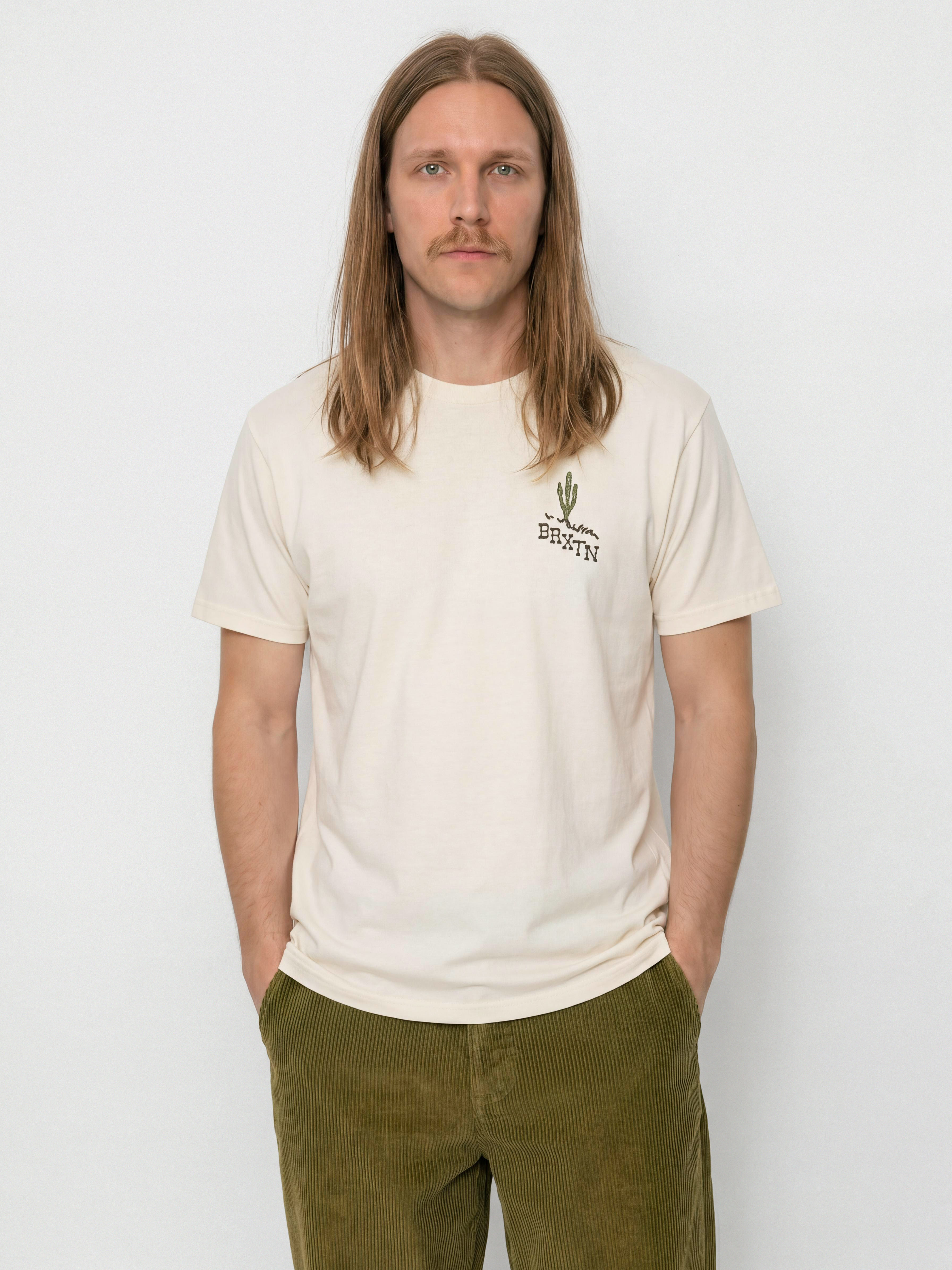 T-shirt Brixton Keslo Stnd (cream)