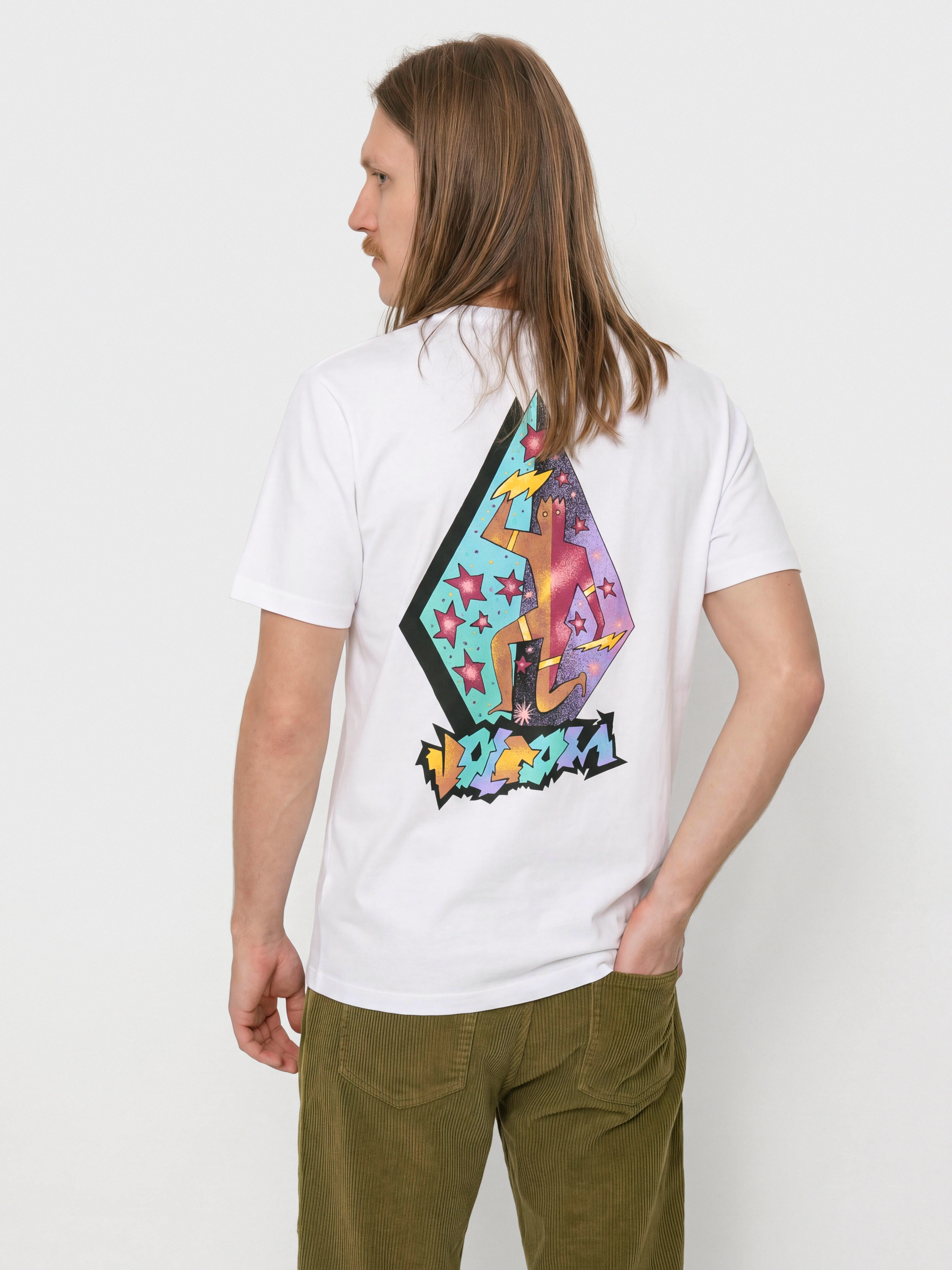 T-shirt Volcom Star Shields Exp (white)