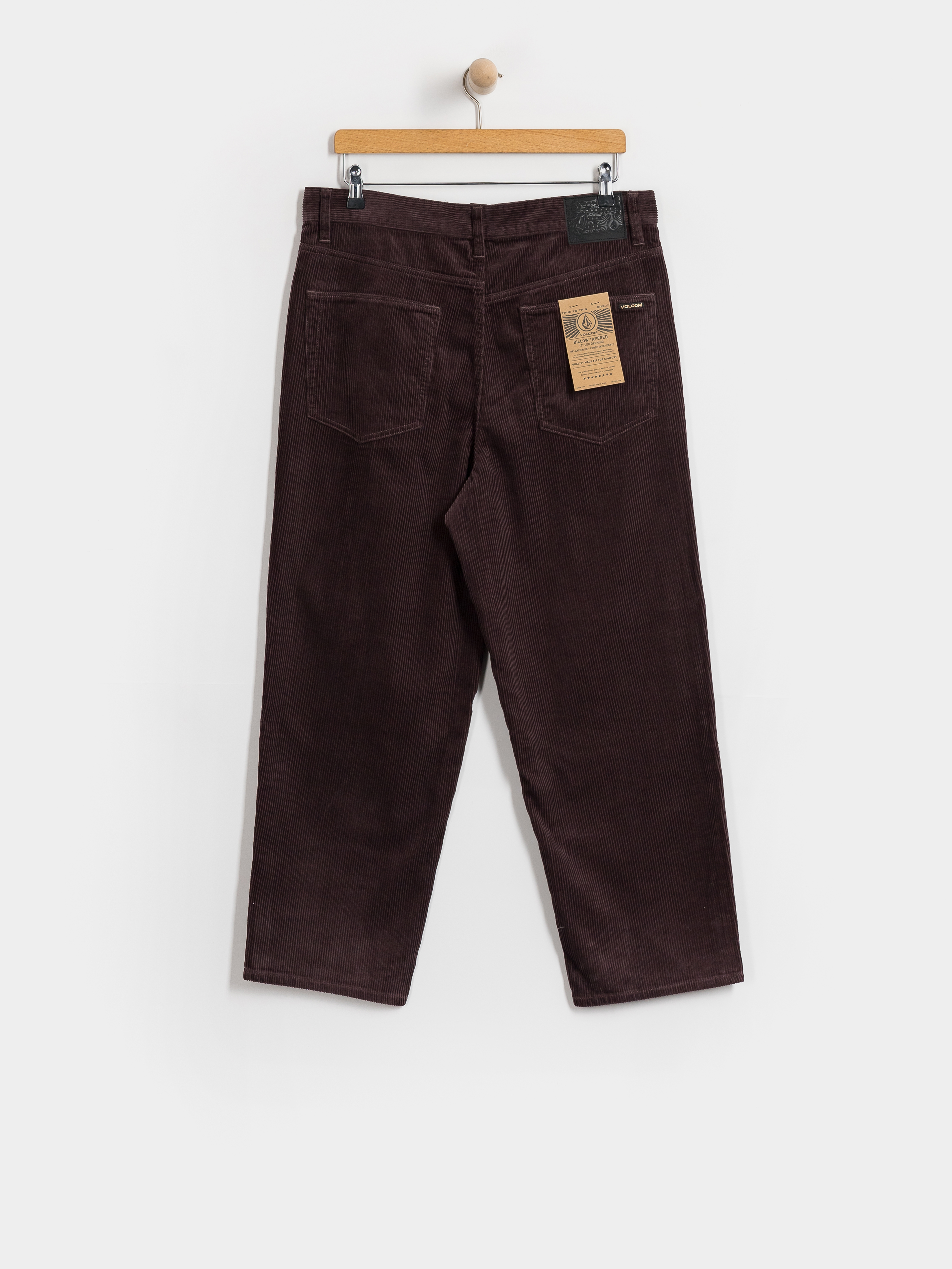 Spodnie Volcom Billow Tapered Cord (raisin)