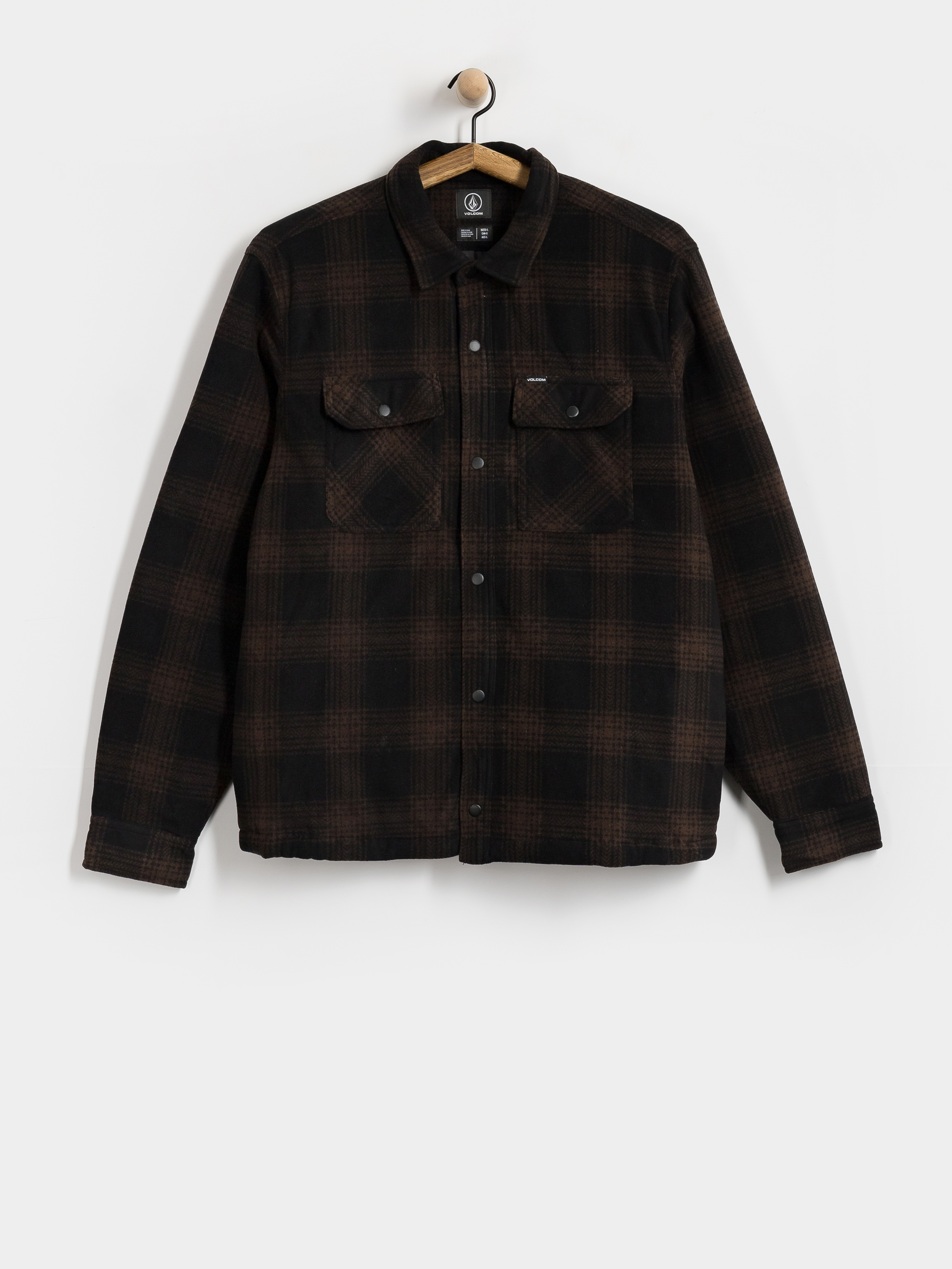 Bluza z kapturem Volcom Bowered II HD (cacao)