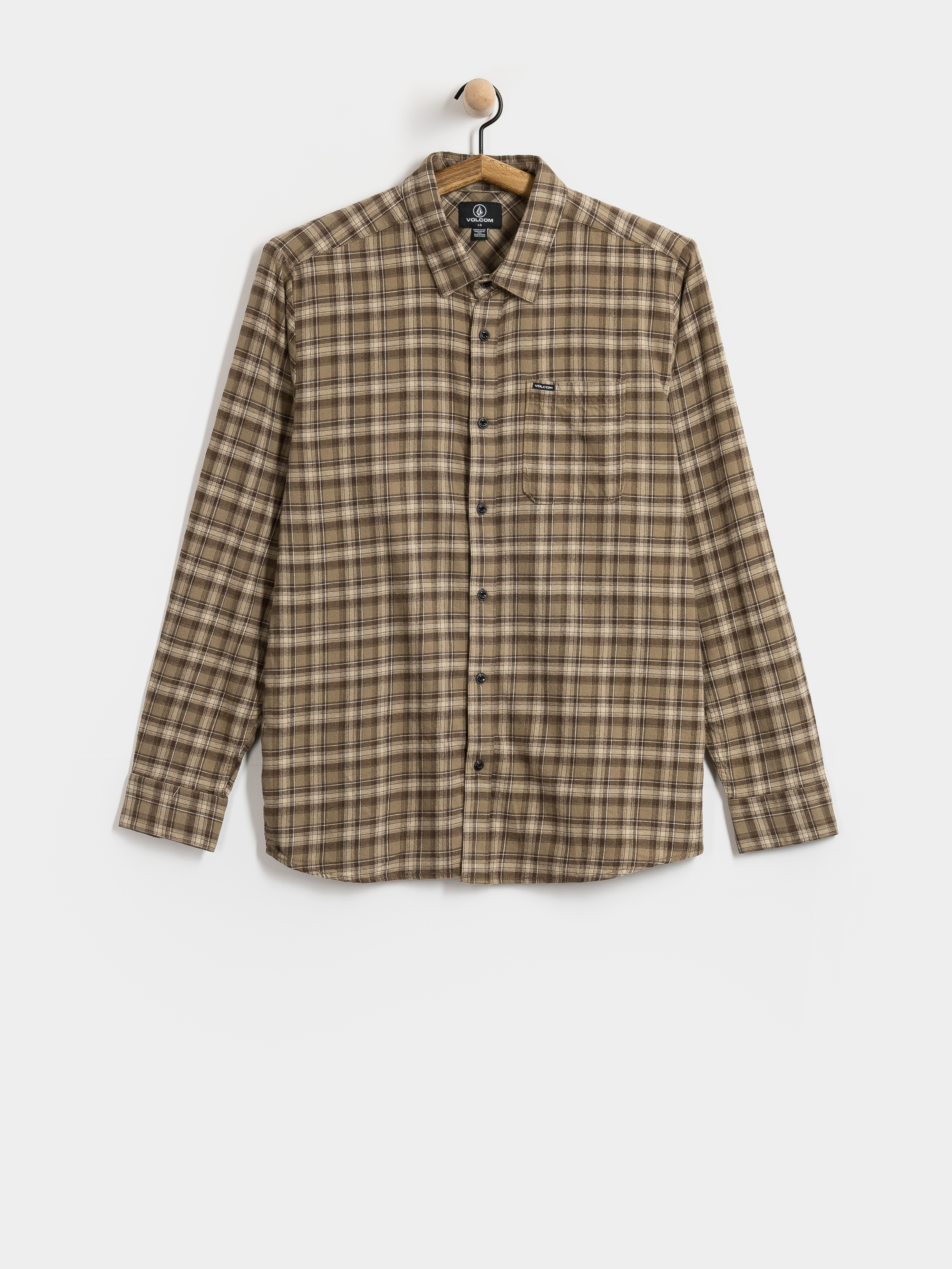 Koszula Volcom Caden Plaid Ls (light khaki)