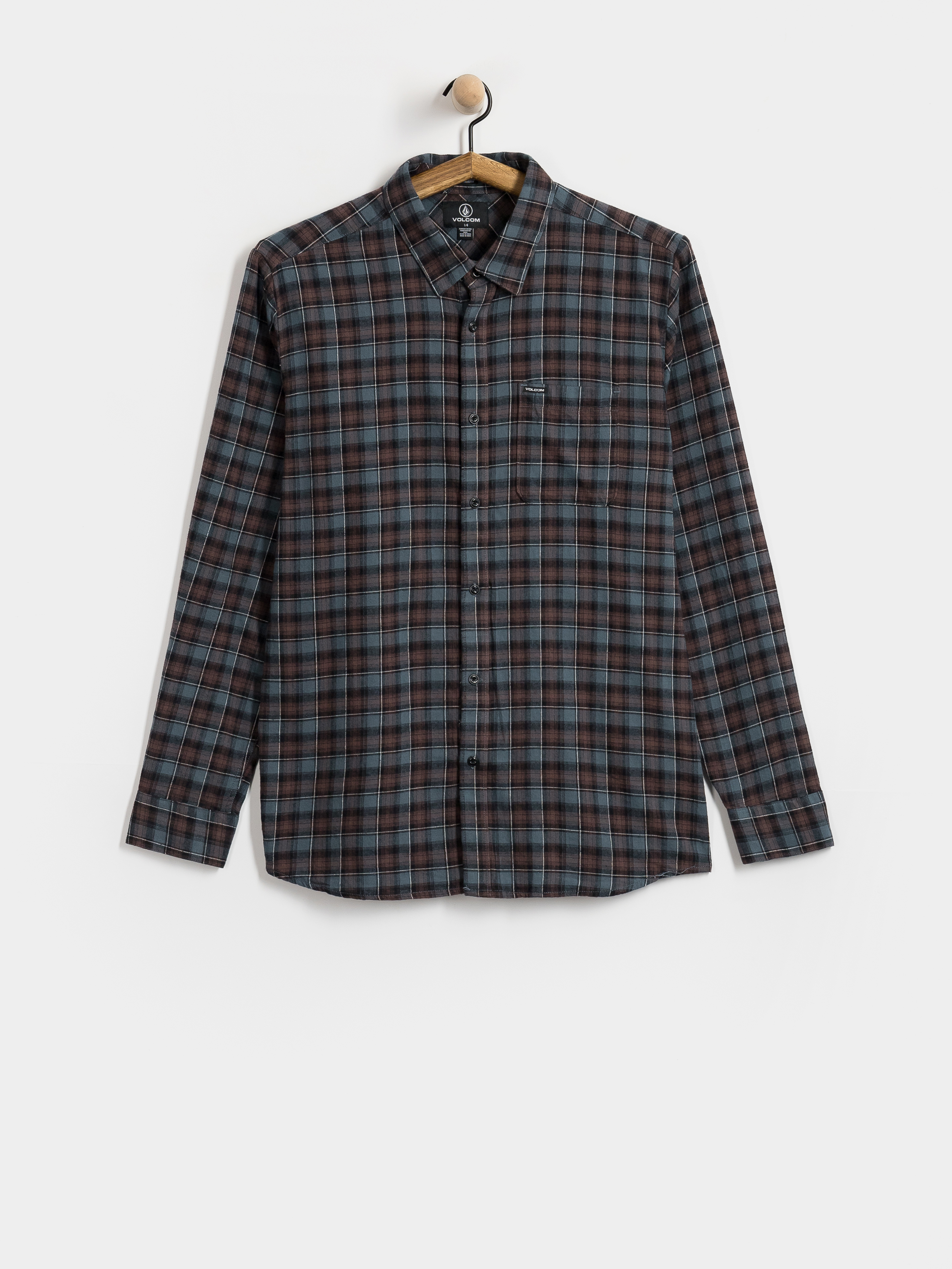 Koszula Volcom Caden Plaid Ls (raisin)