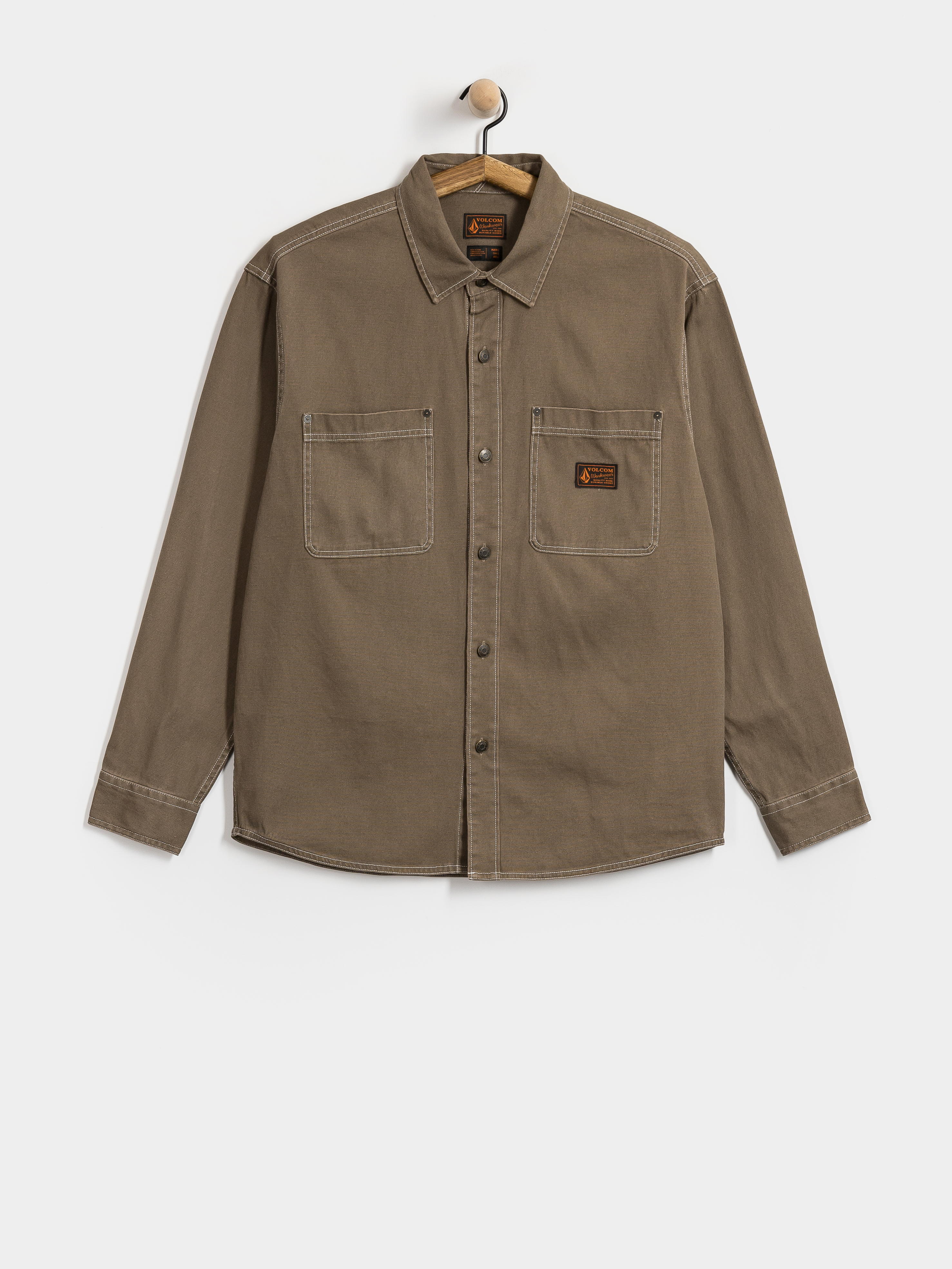 Koszula Volcom Levelstone Ls (earth)