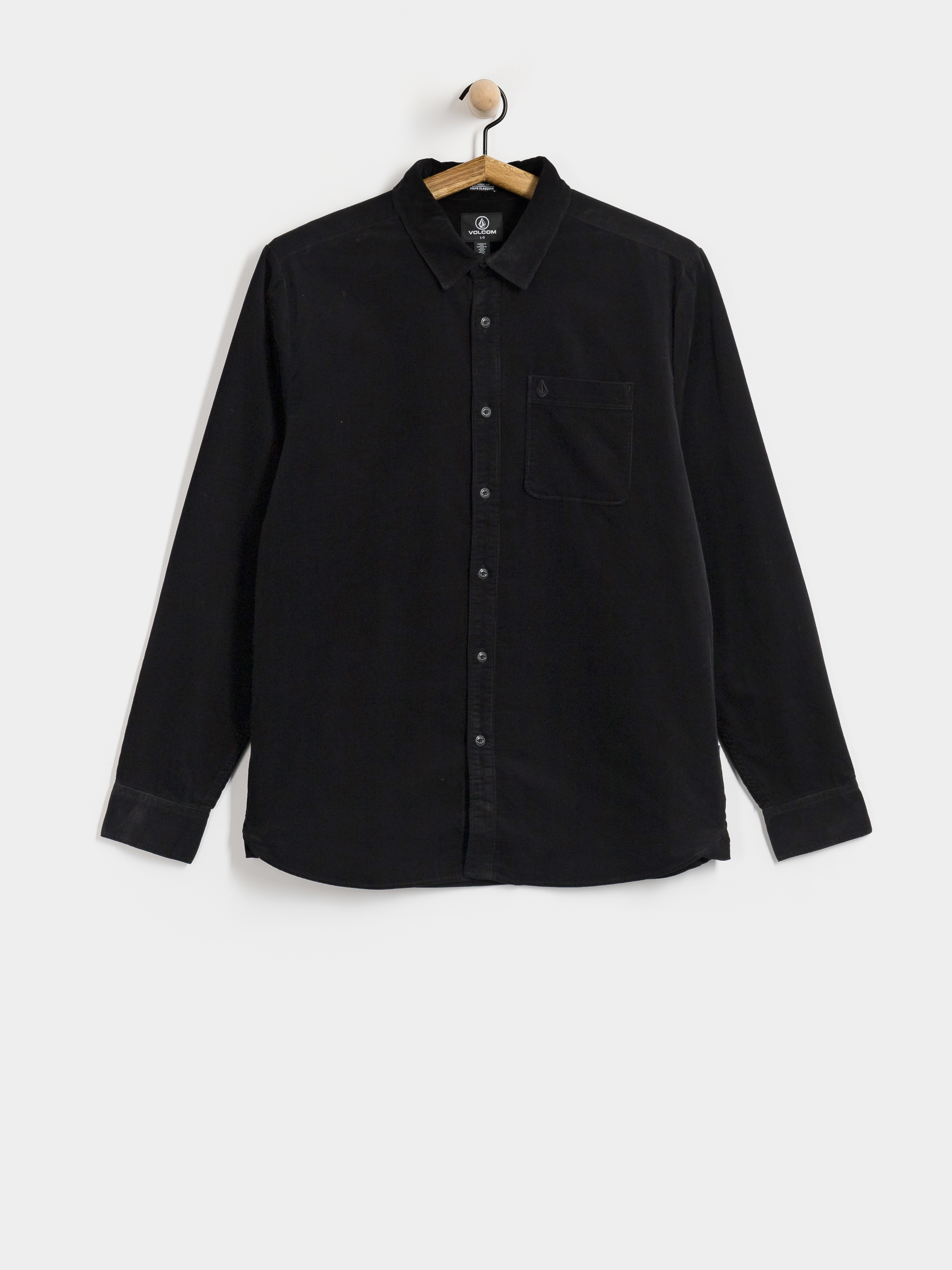 Koszula Volcom Zander Cord Ls (black combo)