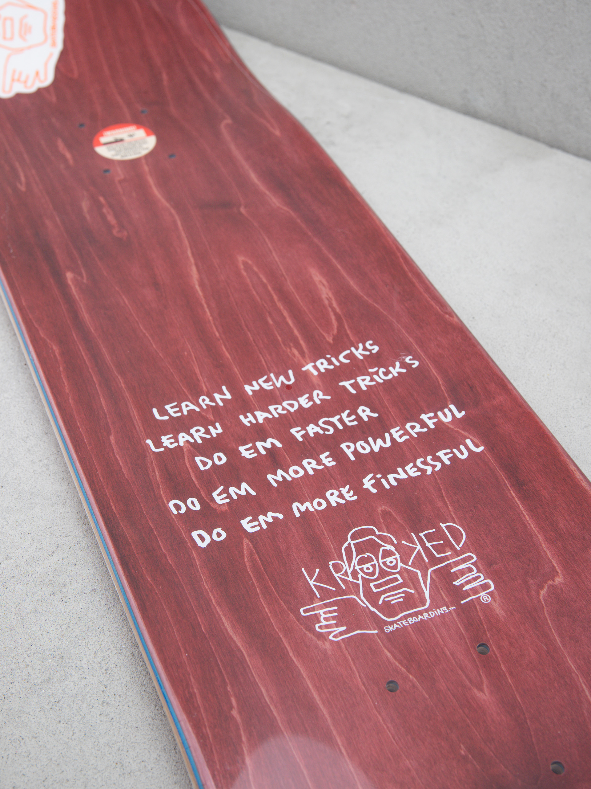 Deck Krooked Cernicky Hot (red)