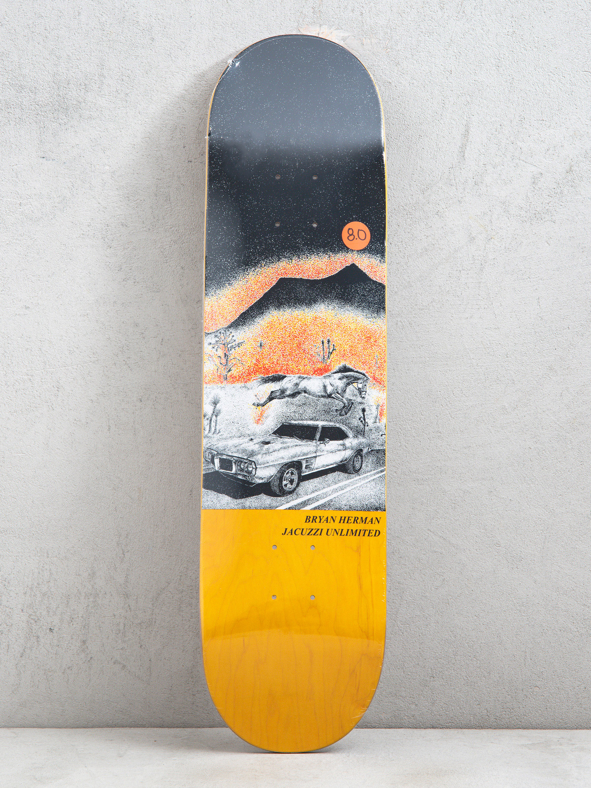 Deck Jacuzzi Brain Herman Guest Board Fire Bird (yellow)