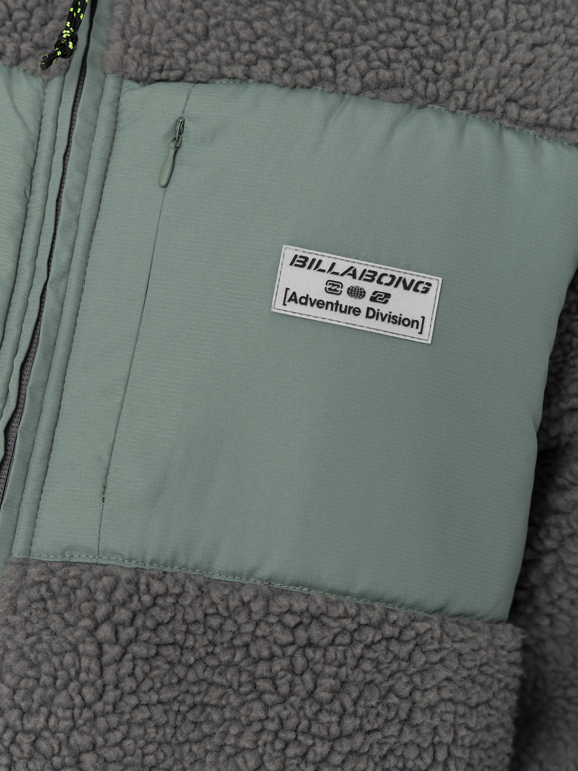 Męski Polar Billabong Canyon Trail Zip (pewter)