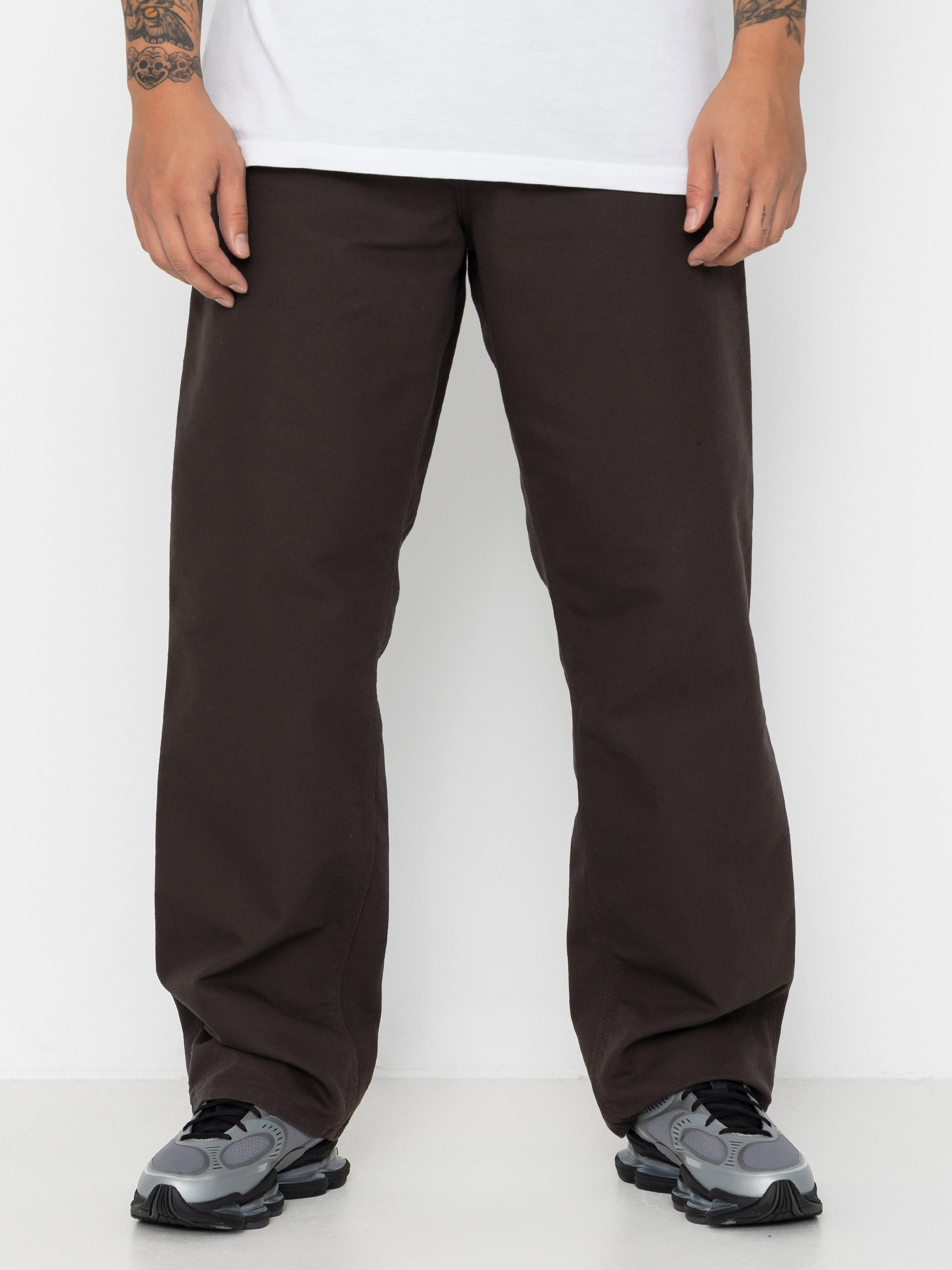 Spodnie Carhartt WIP Single Knee (tobacco/rinsed)