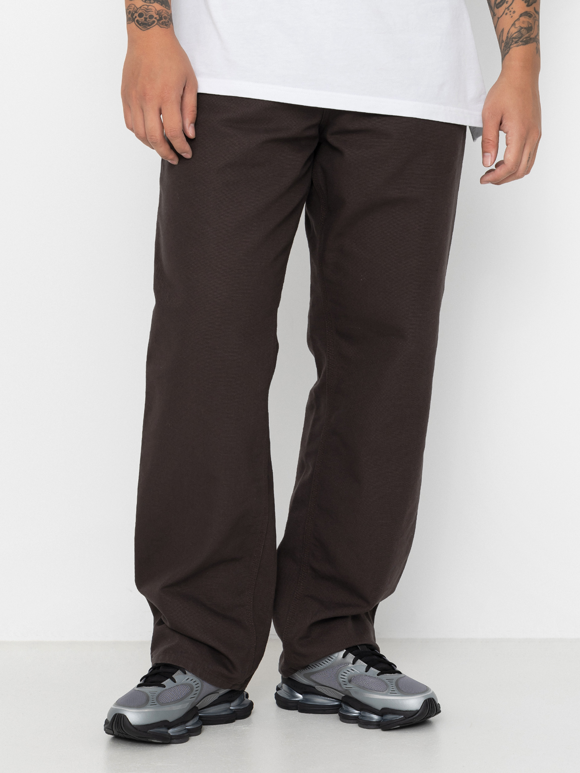 Spodnie Carhartt WIP Single Knee (tobacco/rinsed)