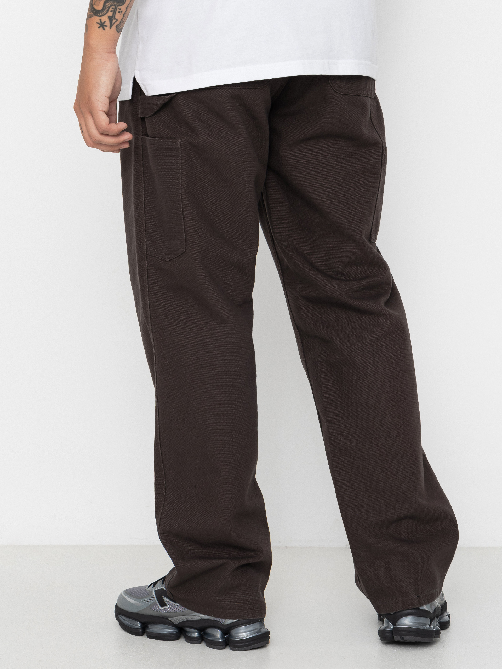 Spodnie Carhartt WIP Single Knee (tobacco/rinsed)
