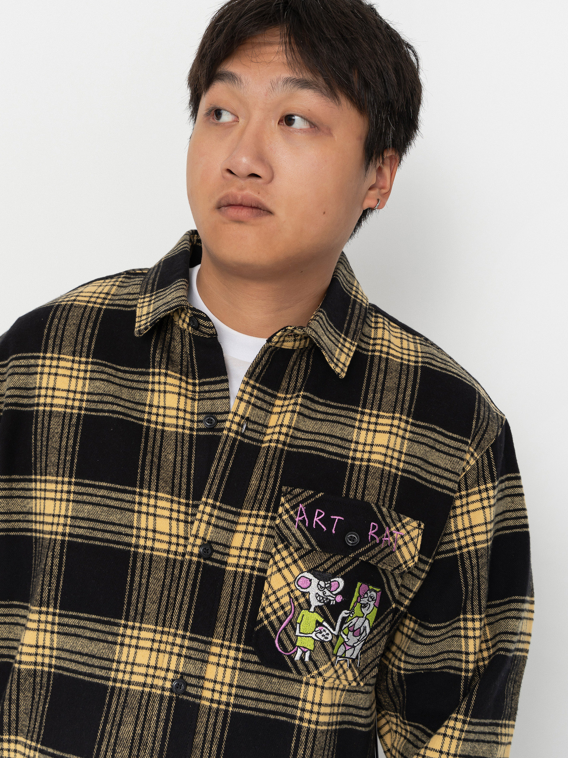 Koszula Volcom Fa Ozzy Plaid (mustard)